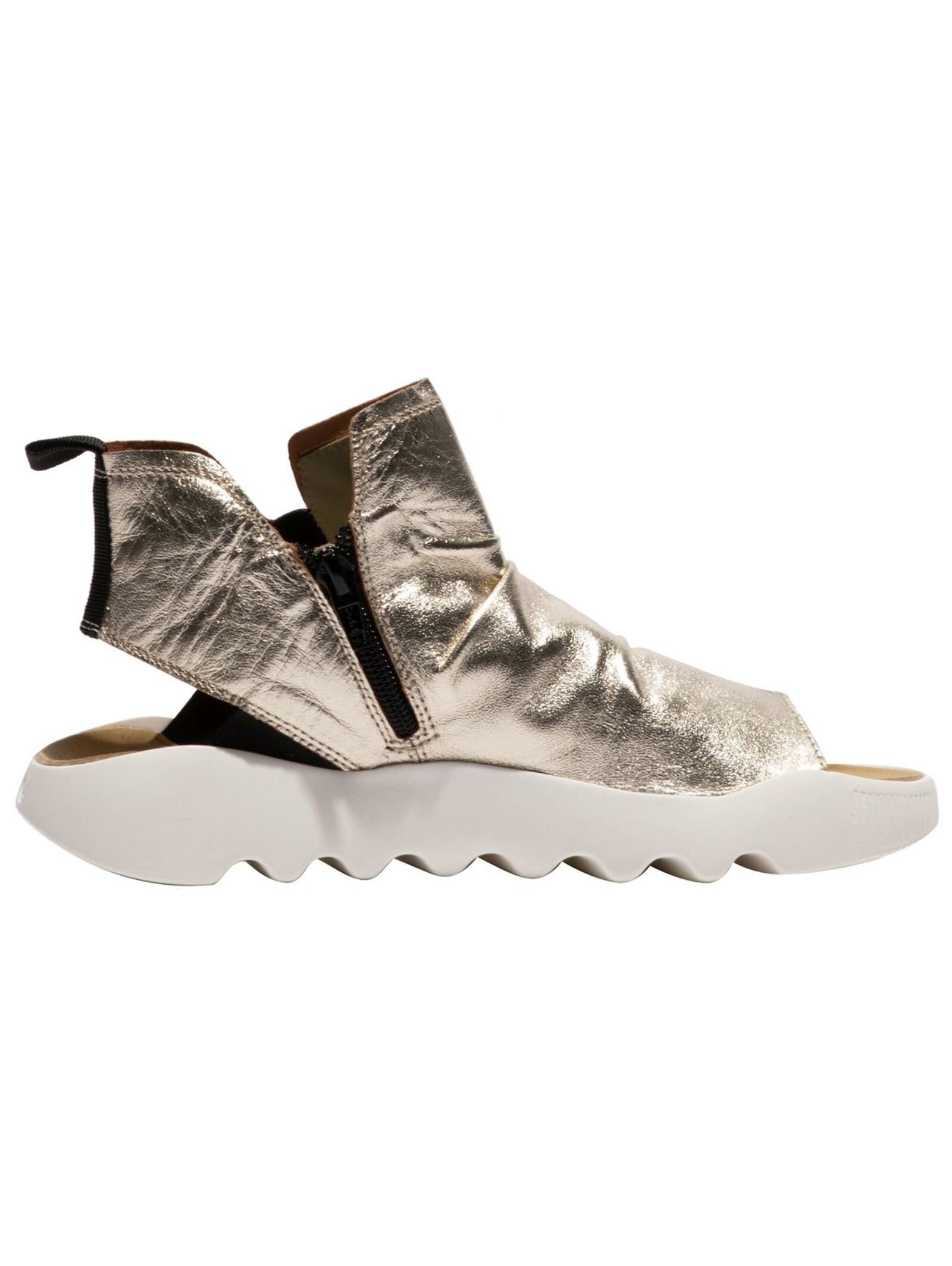 softinos Schaftsandalette »softinos Sandalen Leder/Textil«