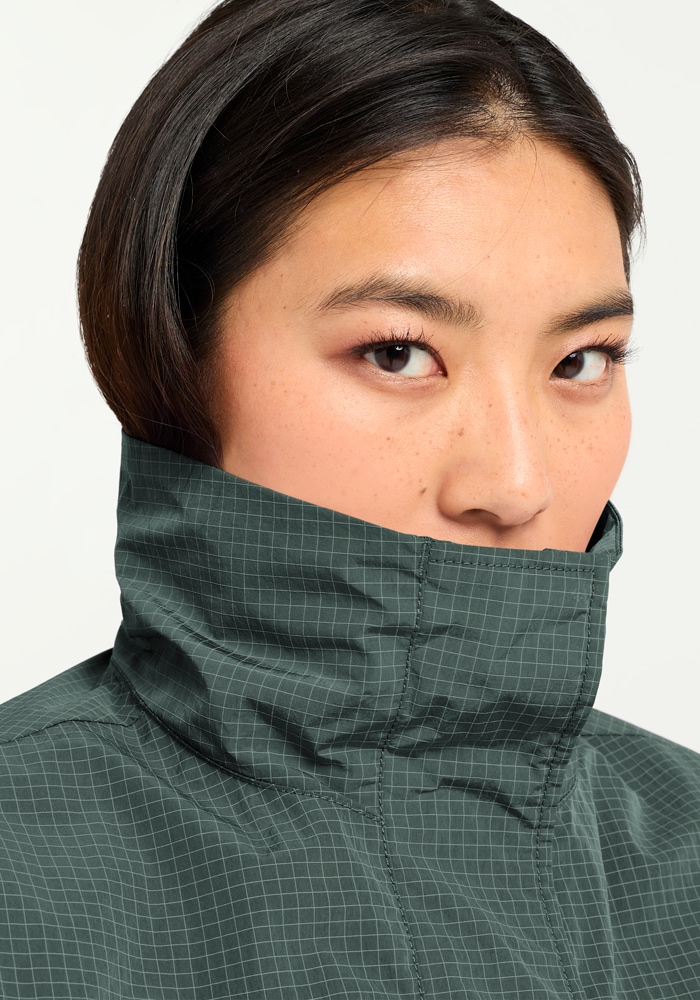 Jack Wolfskin Funktionsjacke »FIND THE WILD JKT W« winddicht, atmungsaktiv, Übergangsjacke, hoher Stehkragen