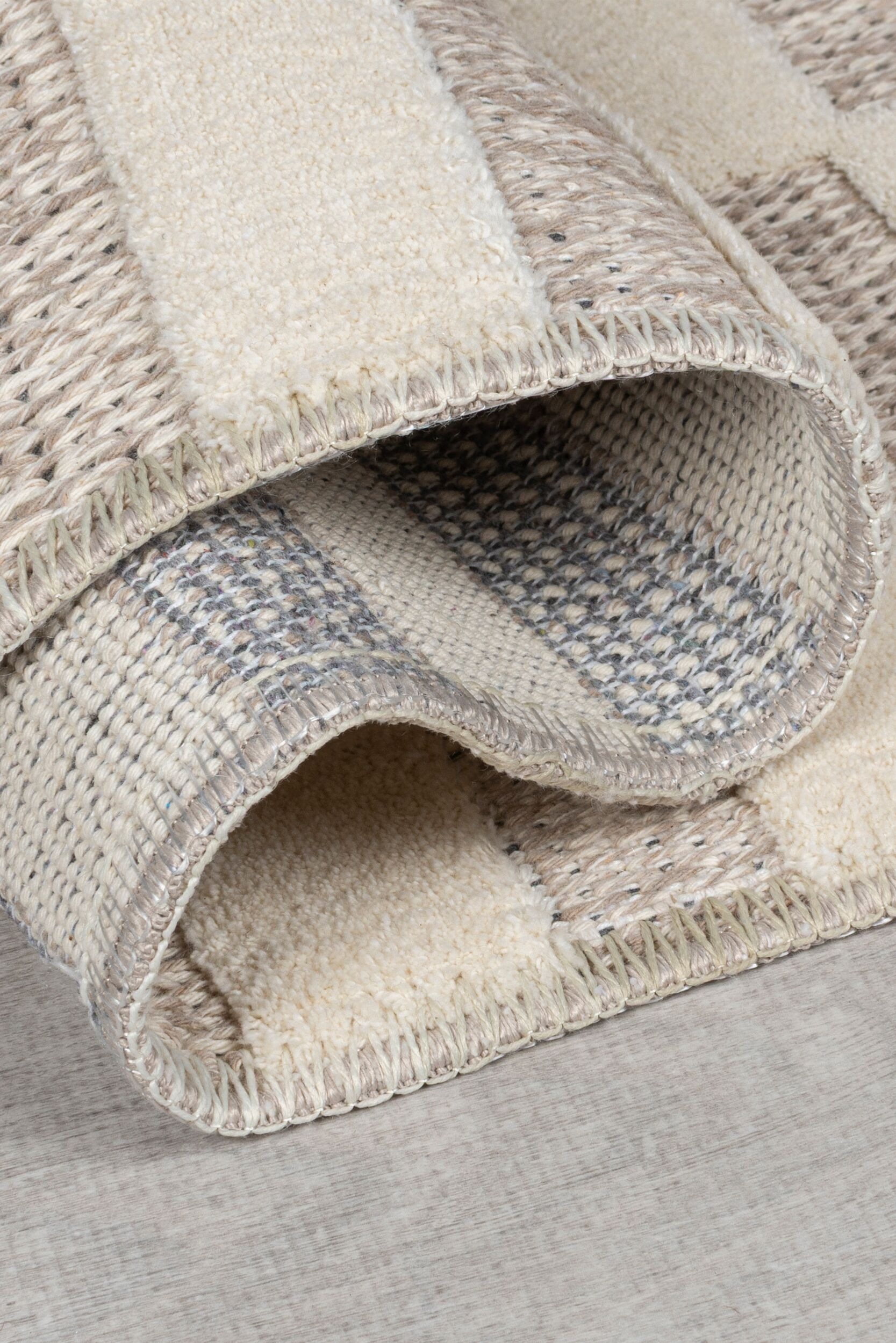 FLAIR RUGS Teppich »Marlowe«, rechteckig, 4 mm Höhe, Waschbarer Geometrischer Teppich