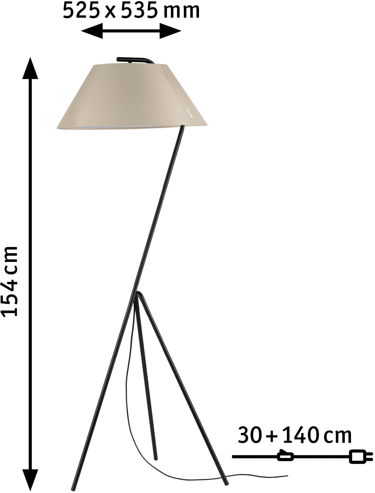 Paulmann LED Stehlampe »Narve«, 1 BAUR E27 | flammig-flammig