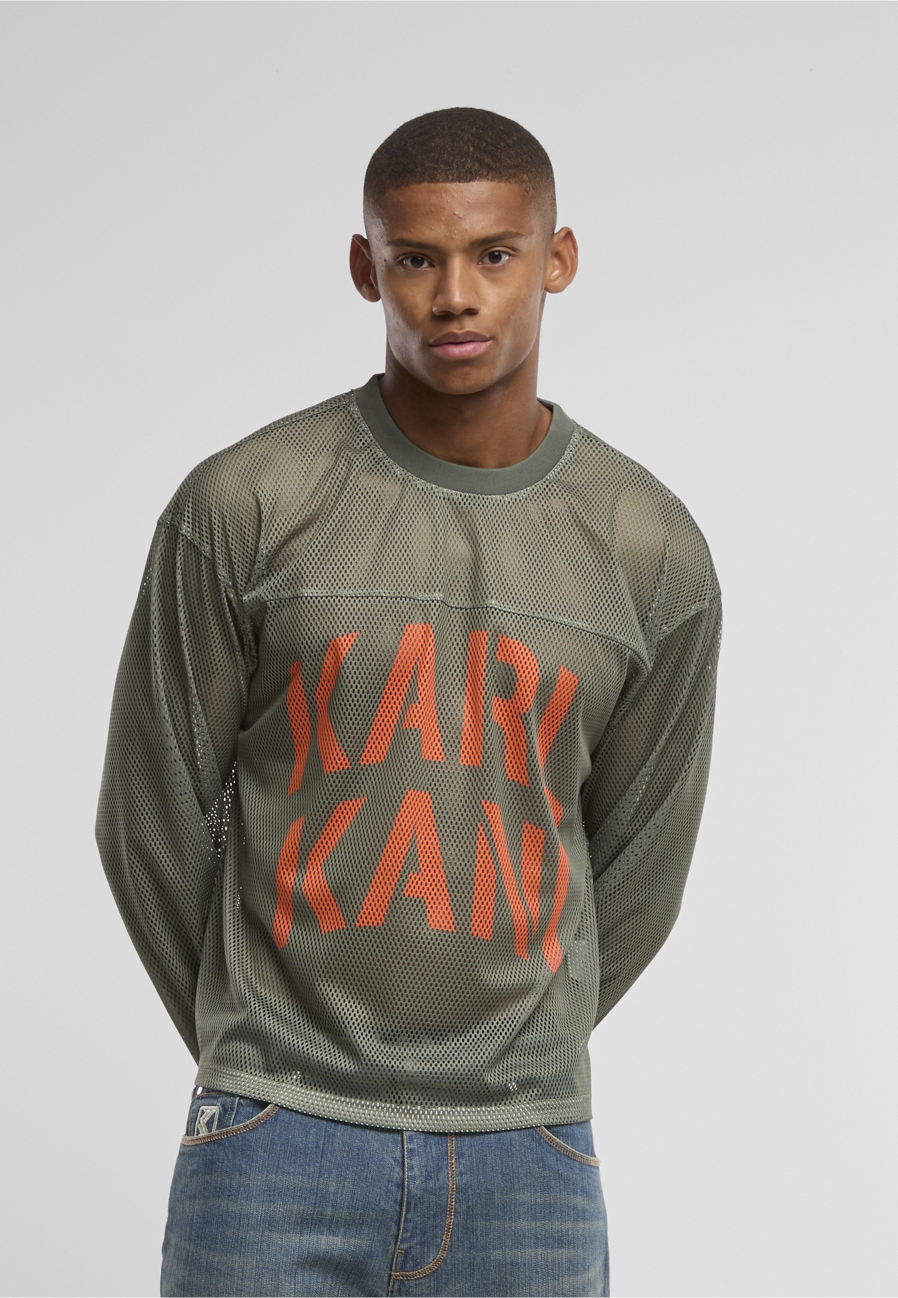 Karl Kani Langarmshirt »Karl Kani Stencil Mesh Boxy Longsleeve« 1