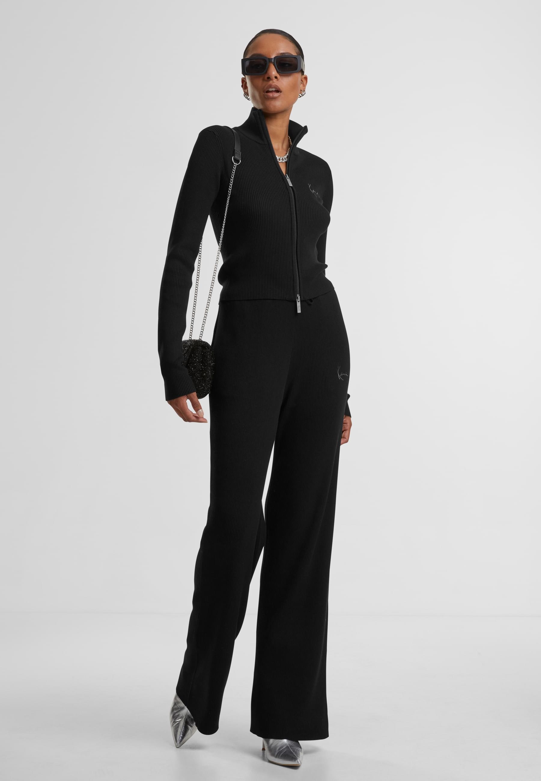 Karl Kani Jogginghose »Karl Kani Karl Kani Small Signature Knit Wide Leg Pants«, (1 tlg.)