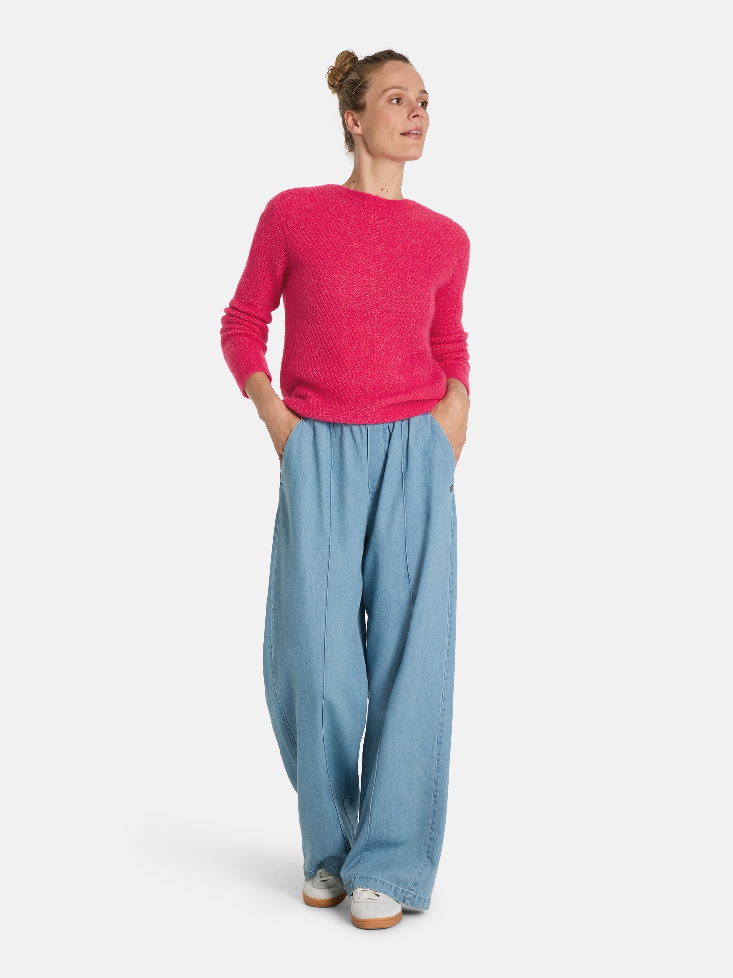 Lieblingsstück Strickpullover »Babro«, Rundhals mit Alpakawolle