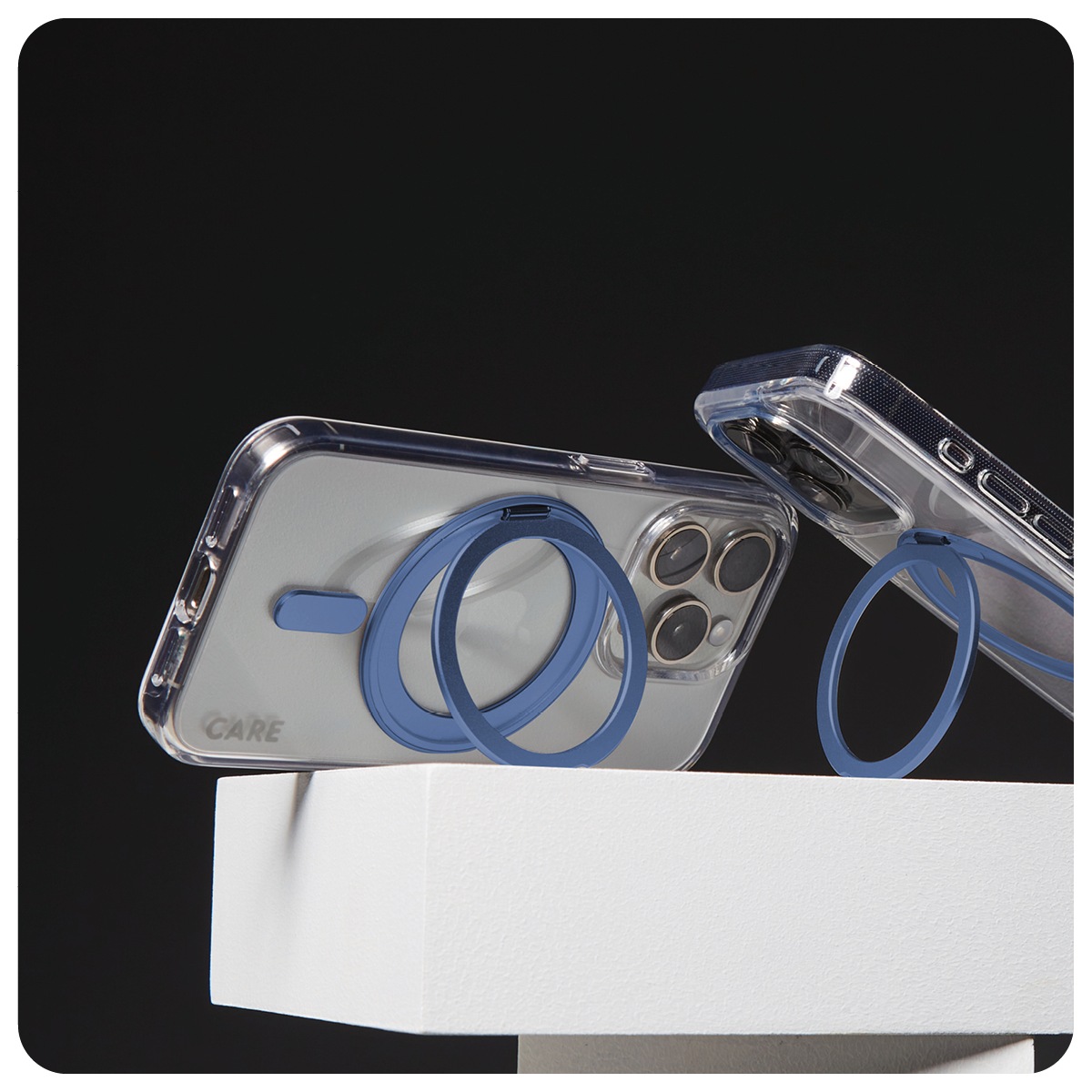 CARE by PanzerGlass Handyhülle »MagSafe Compatible Kickstand Case für iPhone 16 Pro«, iPhone 16 Pro, Backcover, Schutzhülle, Handyschutzhülle, Case, Schutzcase, stoßfest