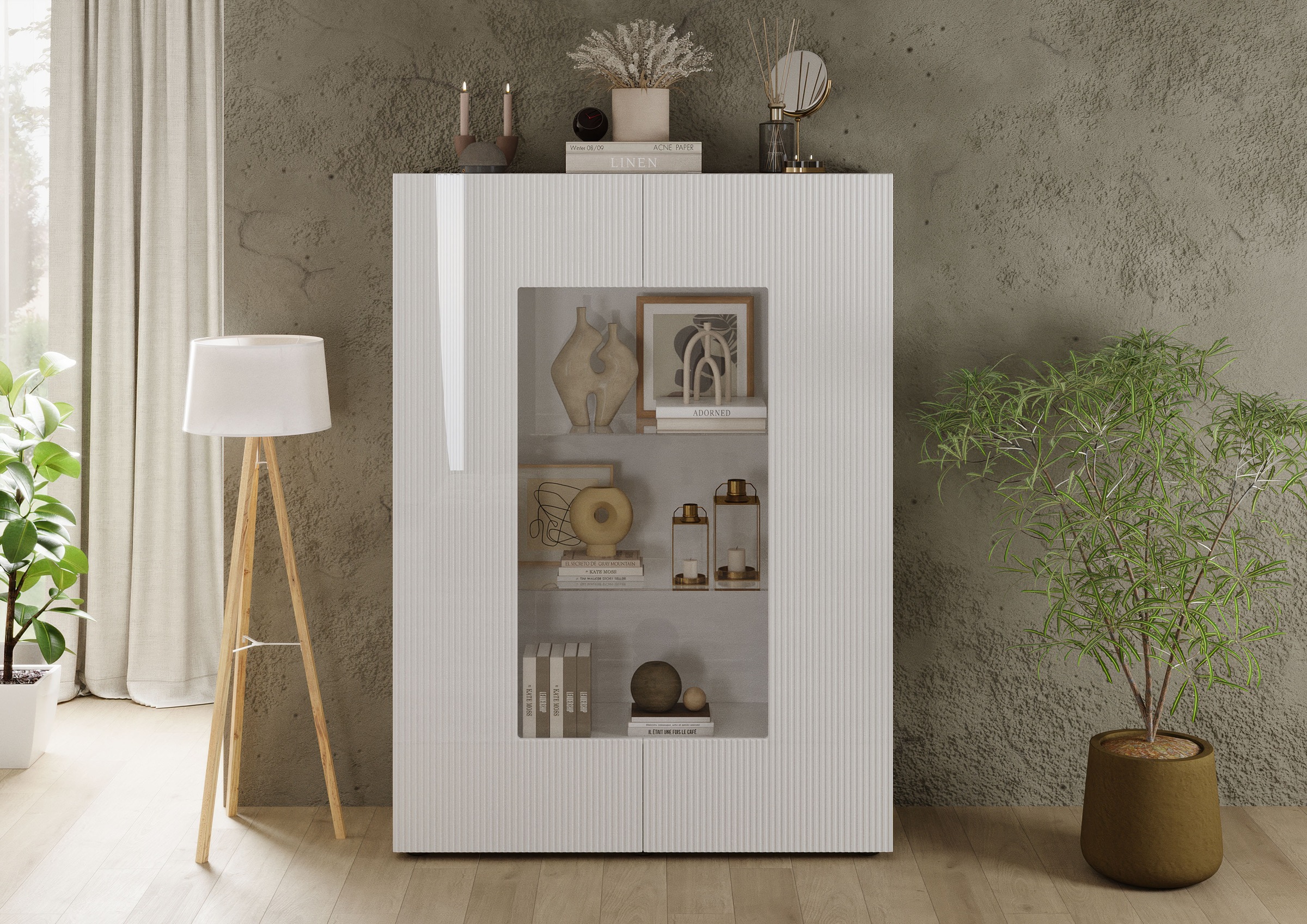 INOSIGN Vitrine "RIO, Höhe 166 cm, Hochschrank mit 2 Türen, Anrichte, Stand günstig online kaufen