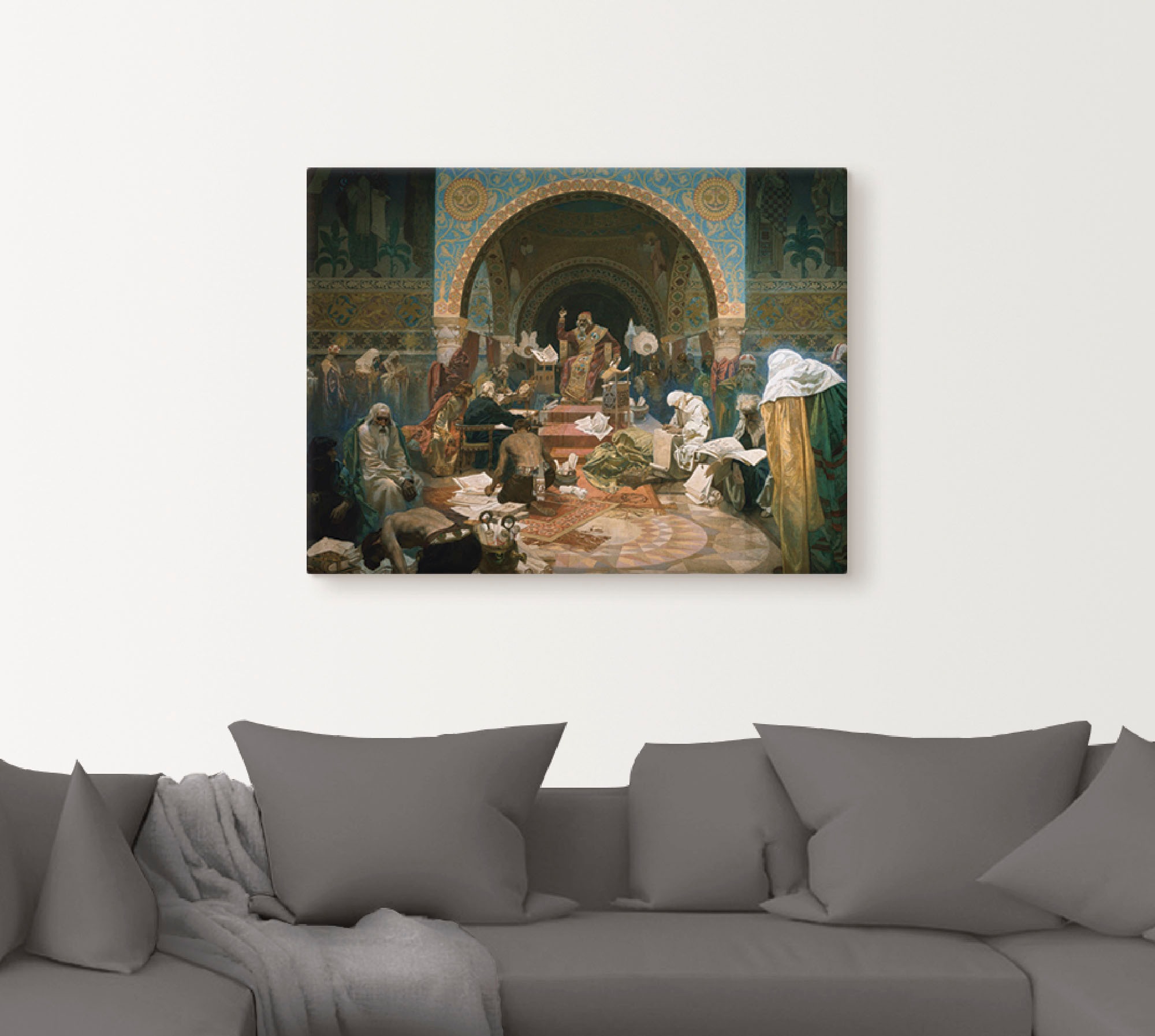 Artland Wandbild »Das slawische Epos: Zar Simon Bulgarien«, historische Ereignisse, (1 St.), als Alubild, Leinwandbild, Wandaufkleber oder Poster in versch. Größen