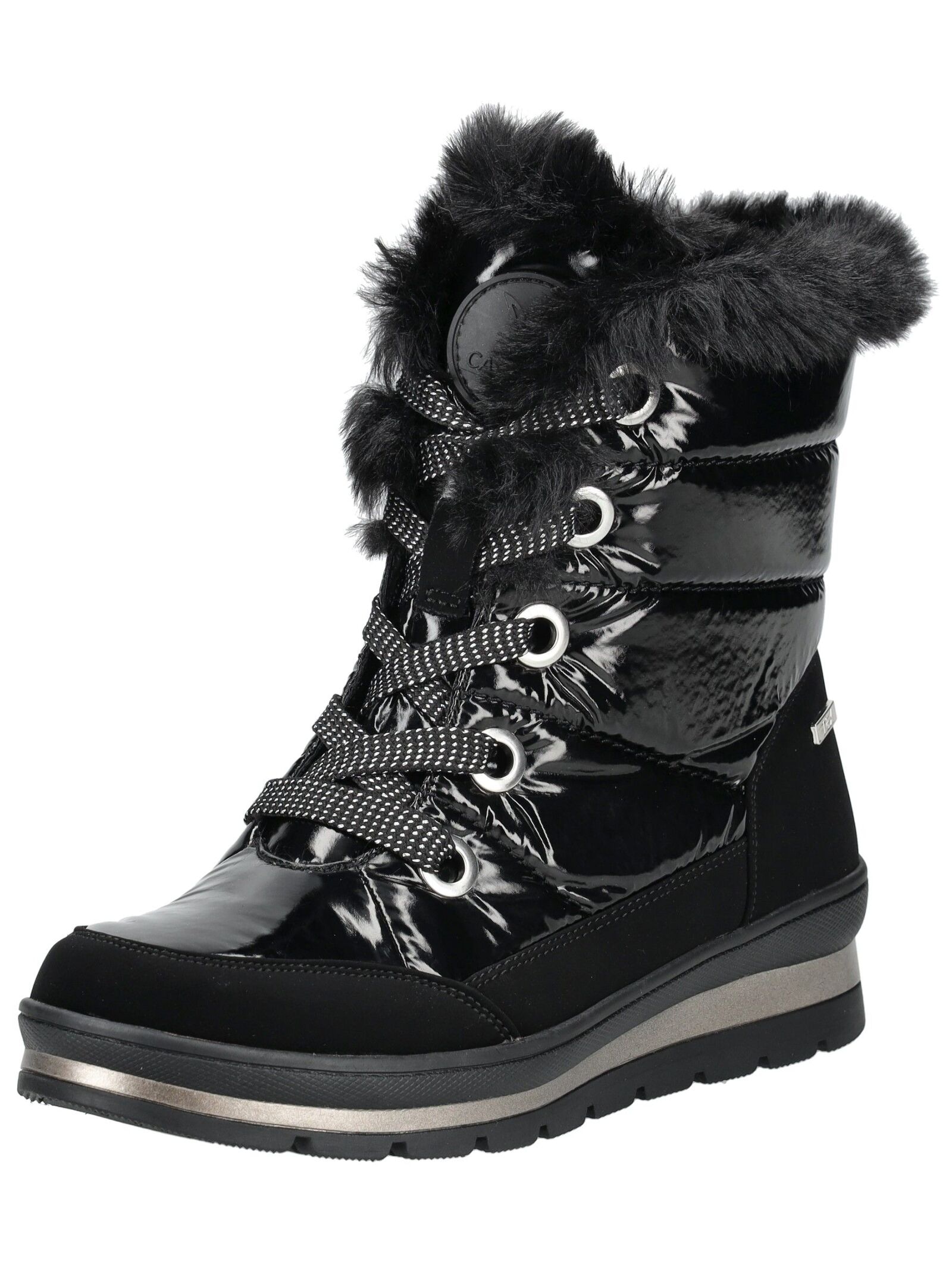 Caprice Schnürstiefelette "Caprice Stiefelette Lederimitat/Textil" günstig online kaufen