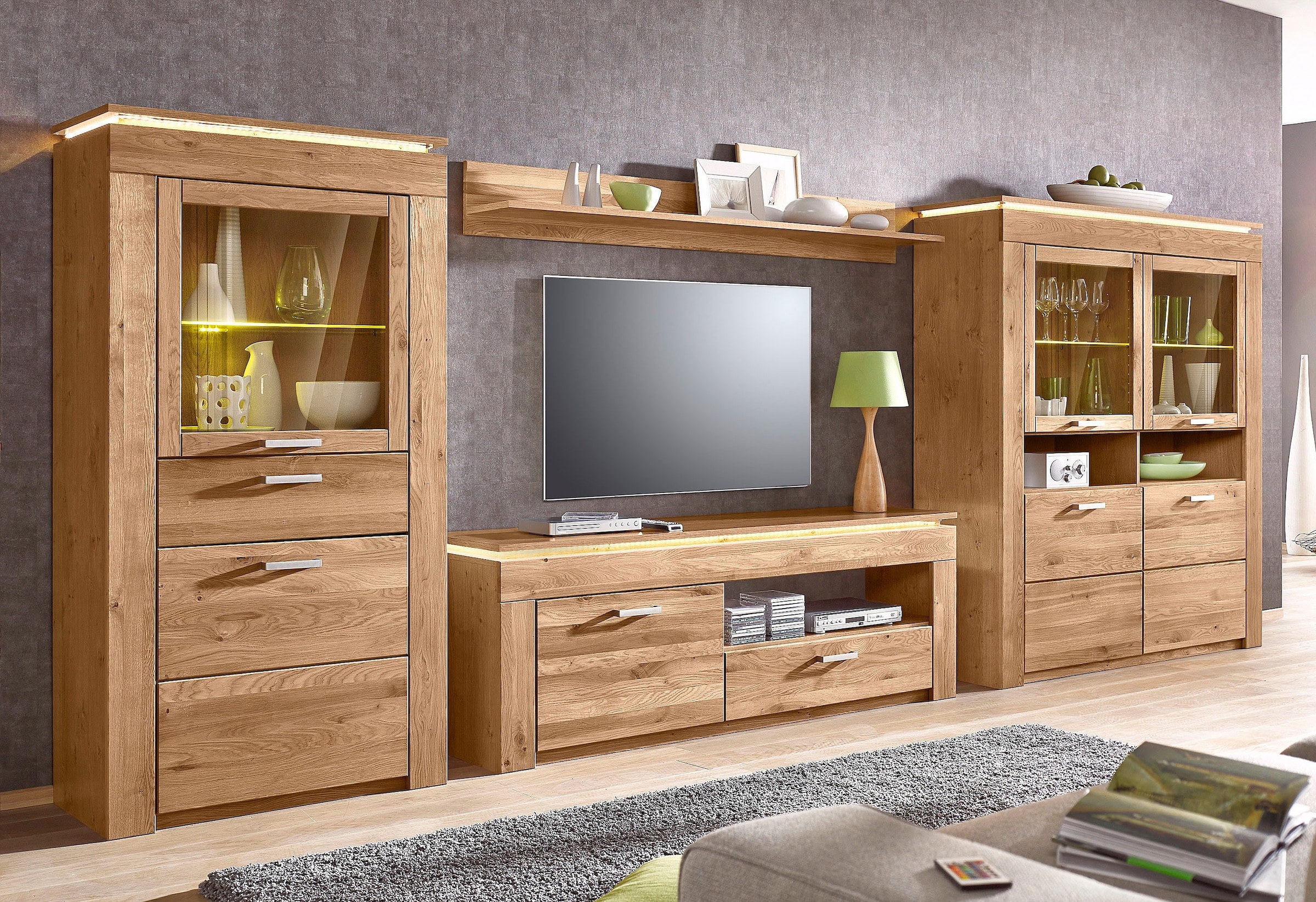 VOGL Möbelfabrik LED Glaskantenbeleuchtung 2 Stk. LED fest integriert, ( 1 günstig online kaufen