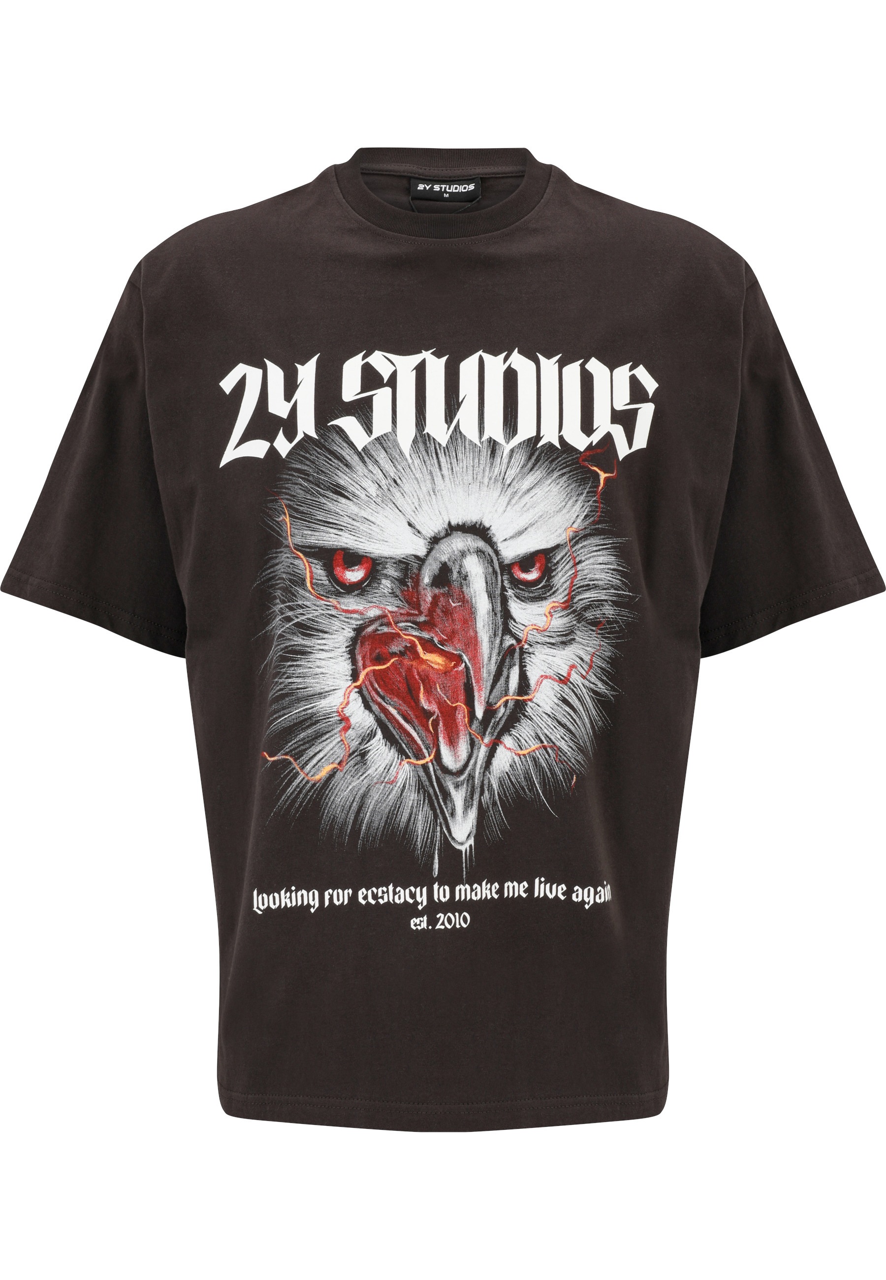 2Y Studios T-Shirt "2Y Studios Herren Eagle Oversize Tee" 1 Stk.