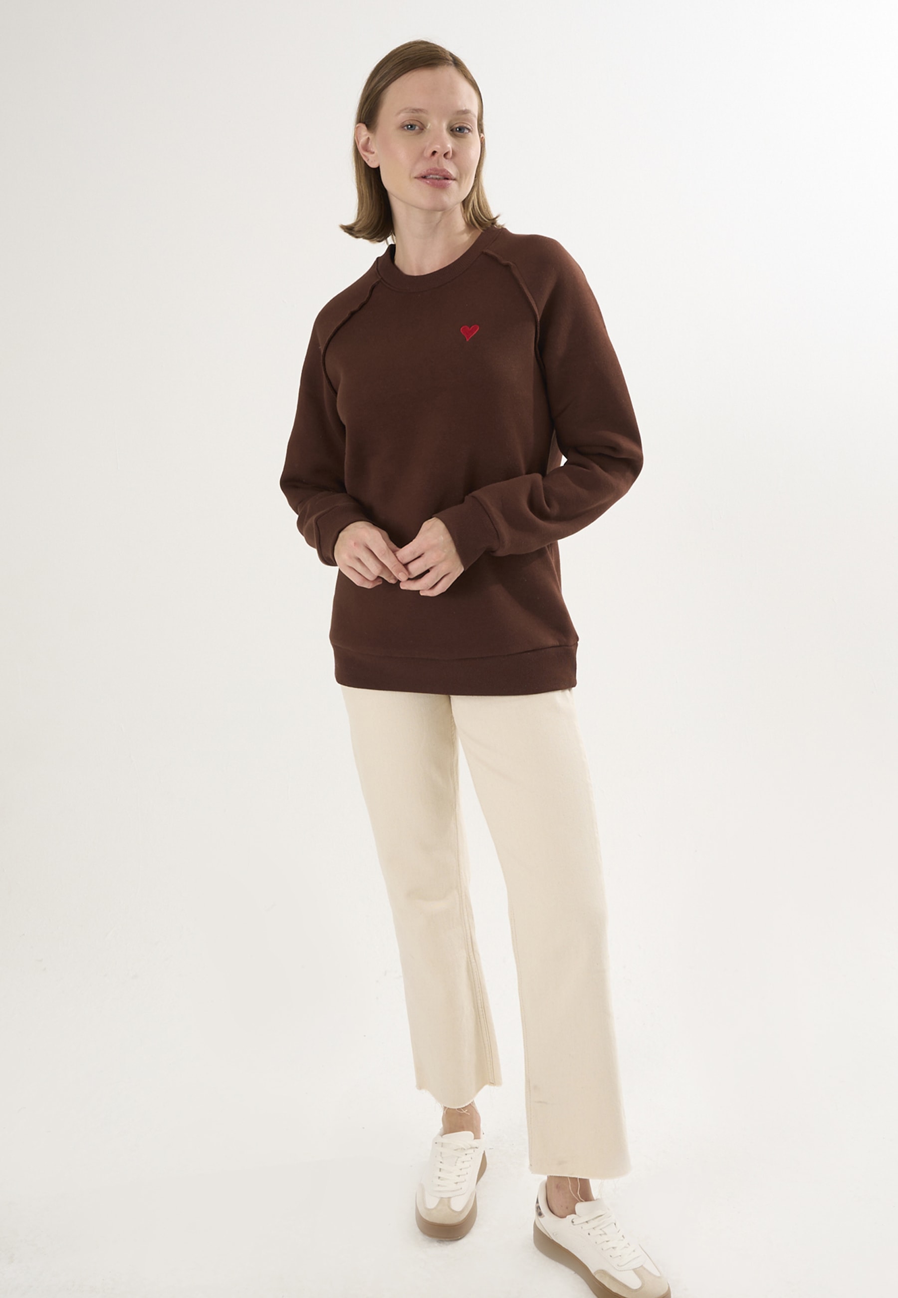 Felix Hardy Sweater »Basic Rundhals Sweatshirt«
