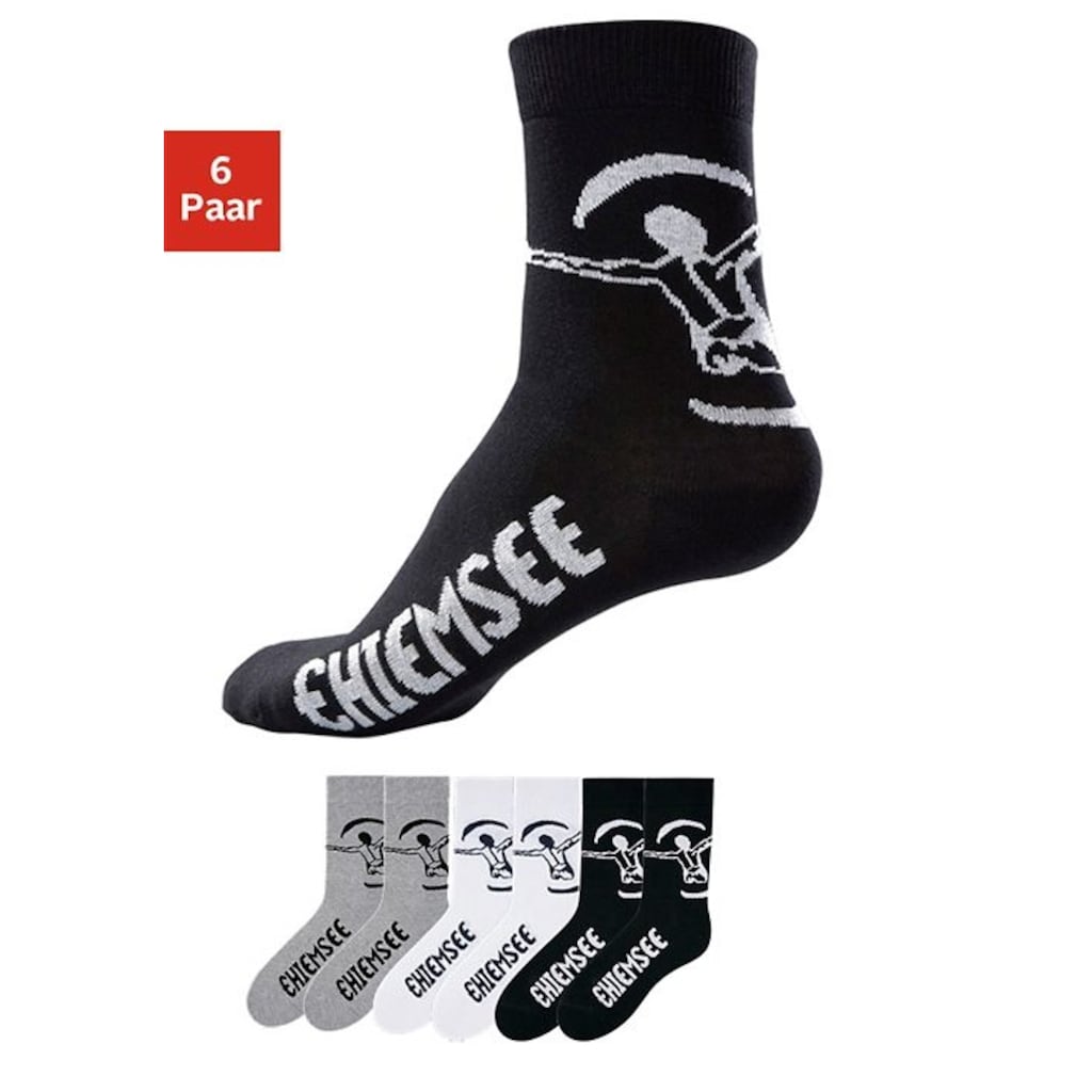 Chiemsee Freizeitsocken, (Set, 6 Paar)