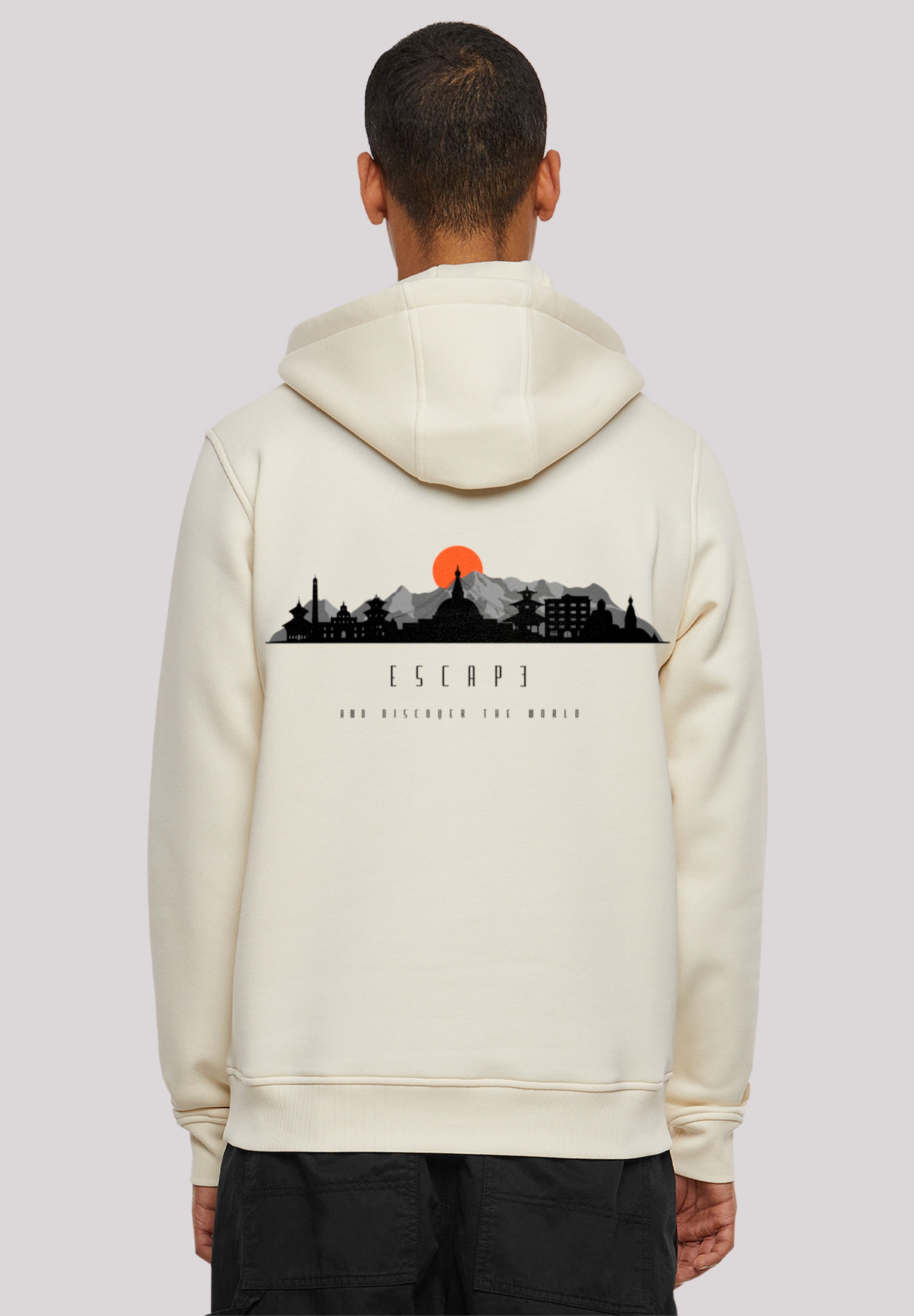 F4NT4STIC Kapuzenpullover "Escape Discover the World Asian Town" Premium Qu günstig online kaufen