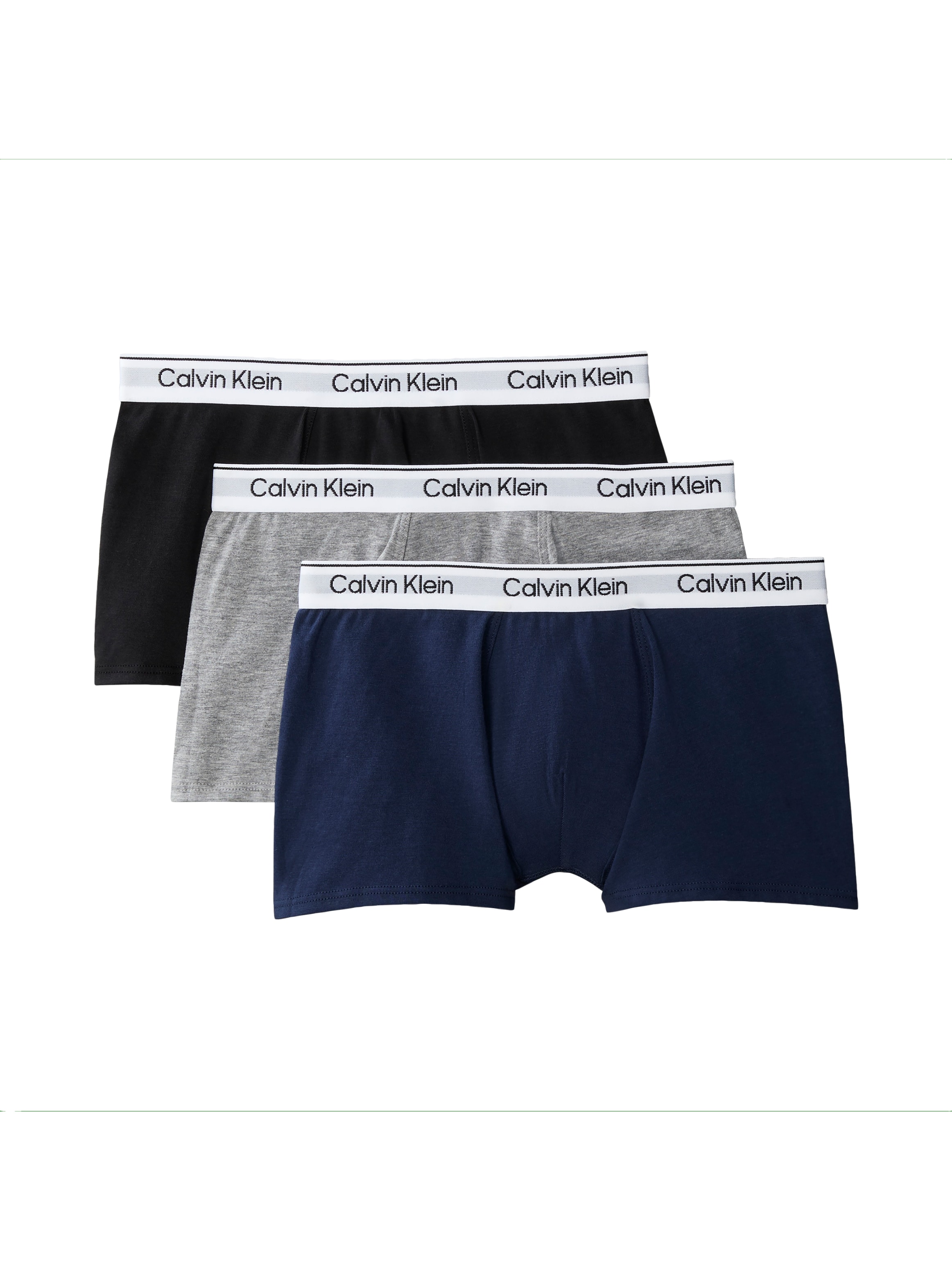 Calvin Klein Underwear Trunk »3PK TRUNK« Packung, 3er-Pack, 3 Stk. mit Logobund