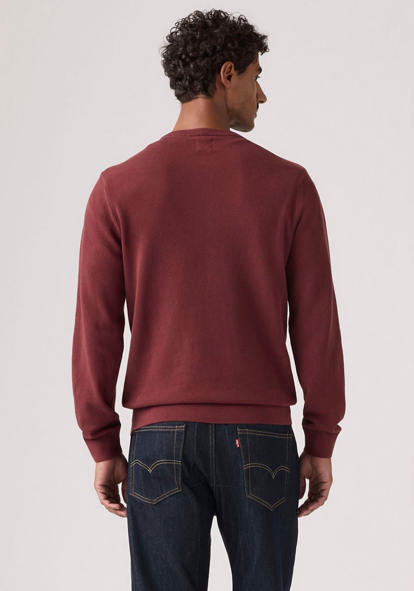 Thumbnail - Levis Rundhalspullover "LIGHTWEIGHT HM SWEATER" Feingerippte Abschlüsse