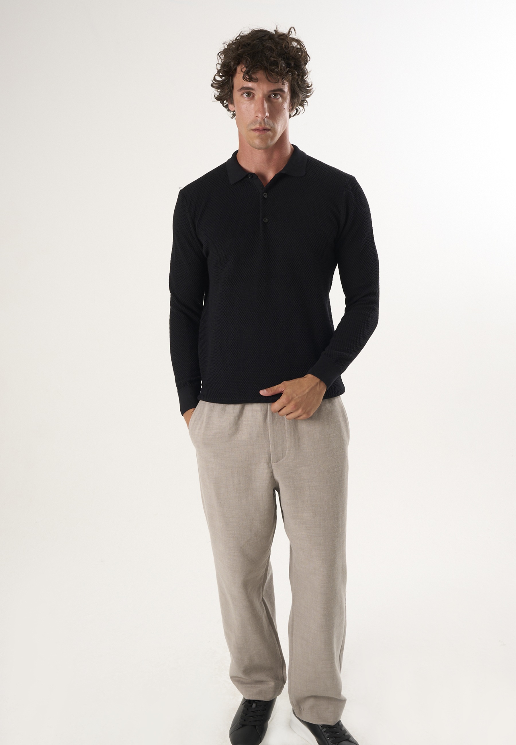 Felix Hardy Polokragenpullover "Pullover mit Polo-Kragen und Knöpfen" günstig online kaufen