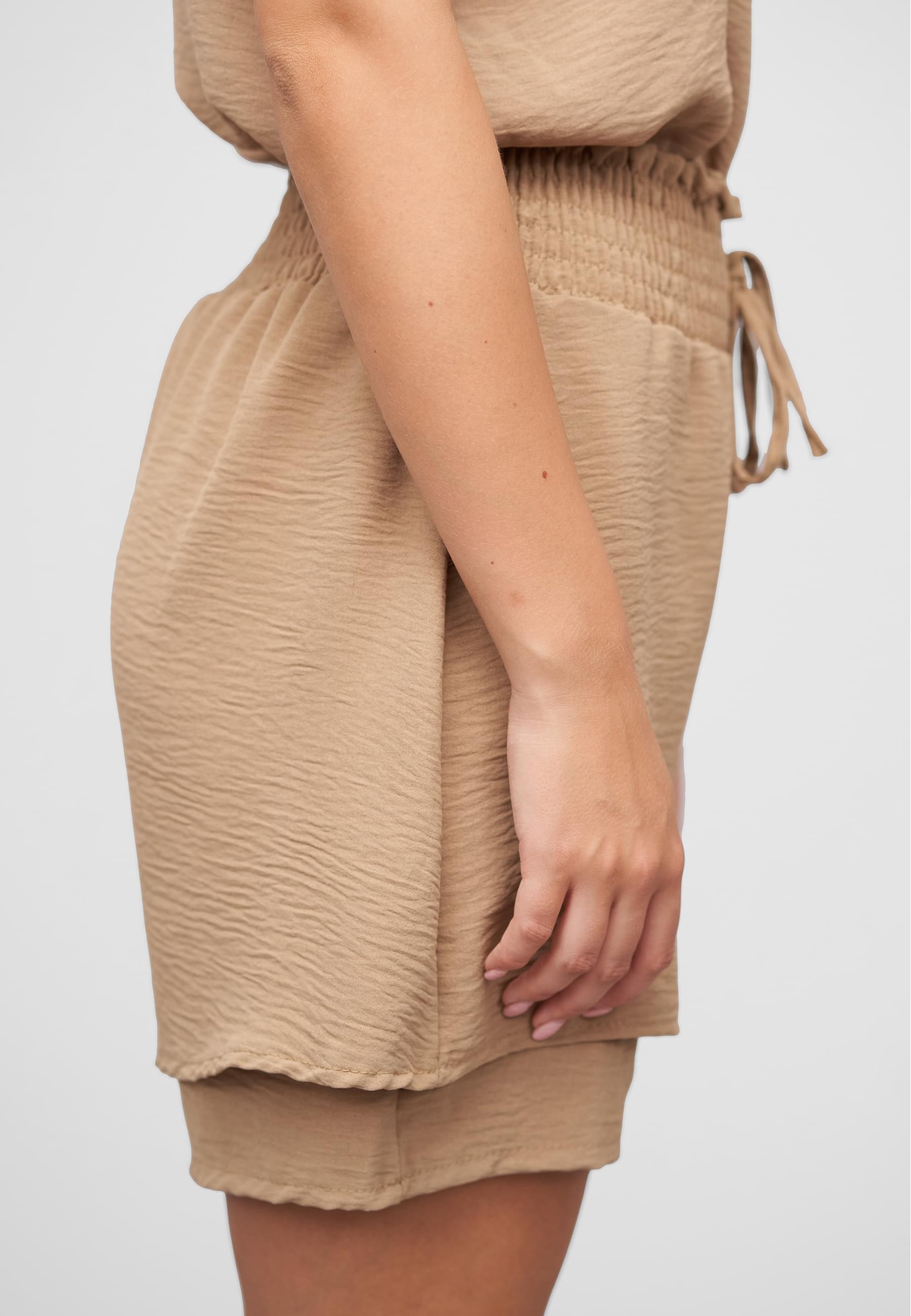 CLOUD 5IVE Shorts »CLOUD 5IVE Musselin Shorts 2-Lagig mit Gummibund«, (1 tlg.)