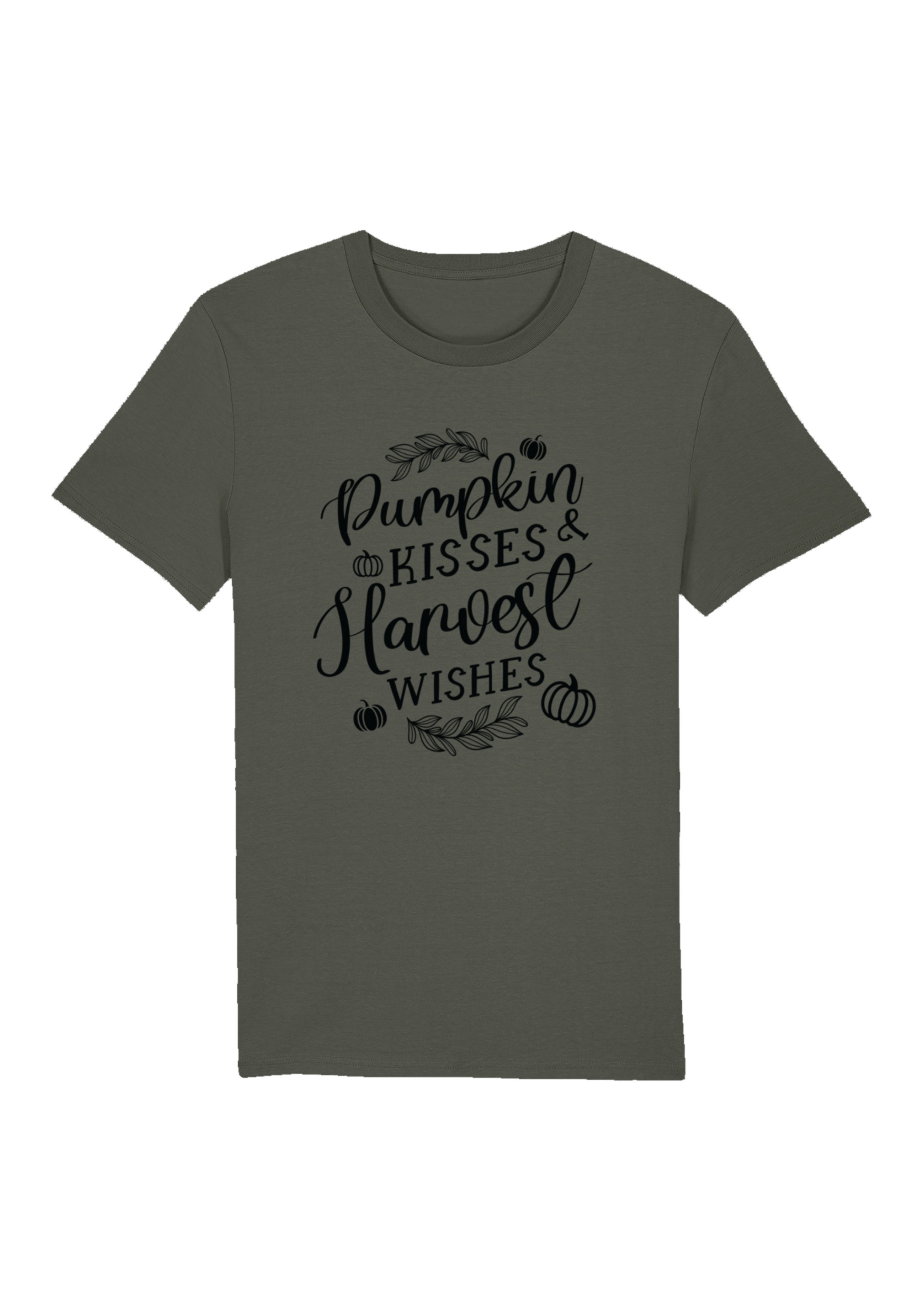 F4NT4STIC T-Shirt "Pumpkin kisses Harves wishes", Premium Qualität, Hallowe günstig online kaufen