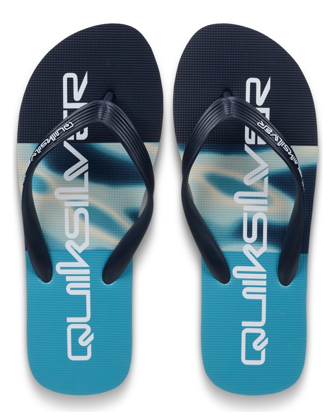Quiksilver Molokai Stripe Sandals Aqua Holmes 40 2