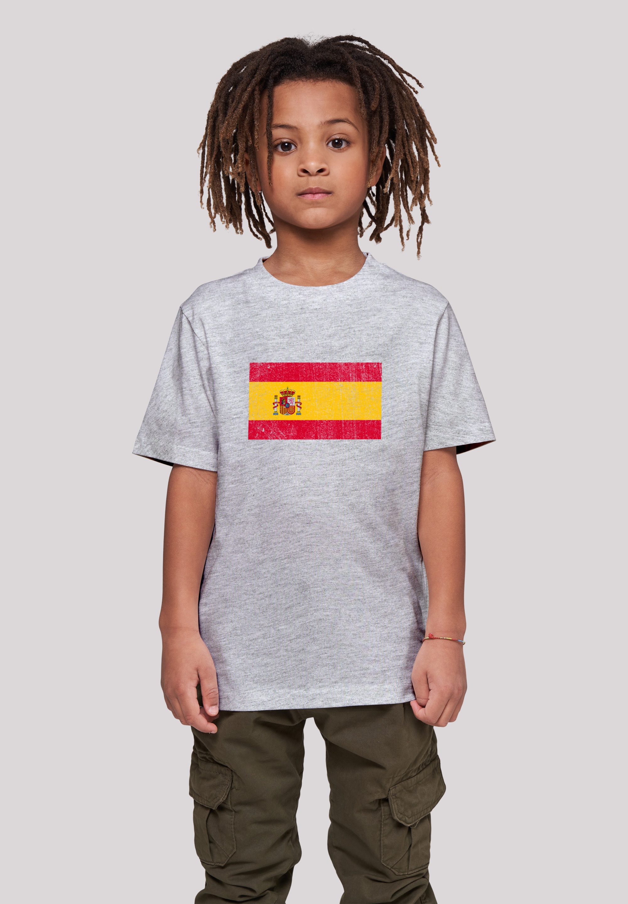 F4NT4STIC T-Shirt »Spain kaufen distressed«, BAUR Flagge online Spanien Keine | Angabe