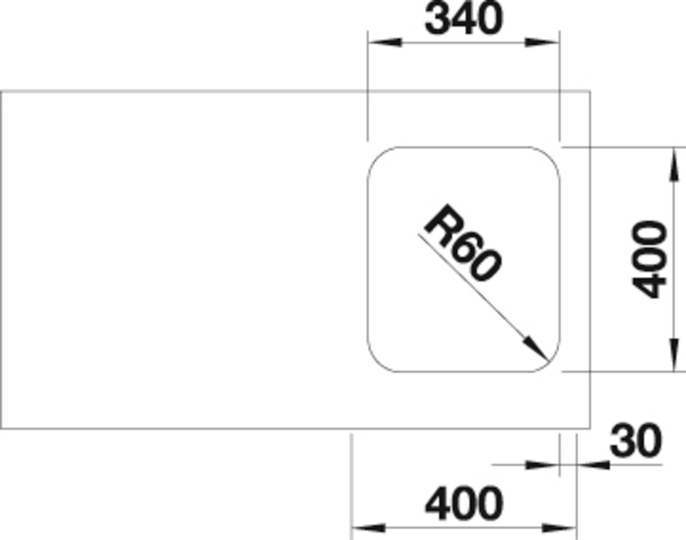 Thumbnail - Blanco Küchenspüle "SUPRA 340-U"