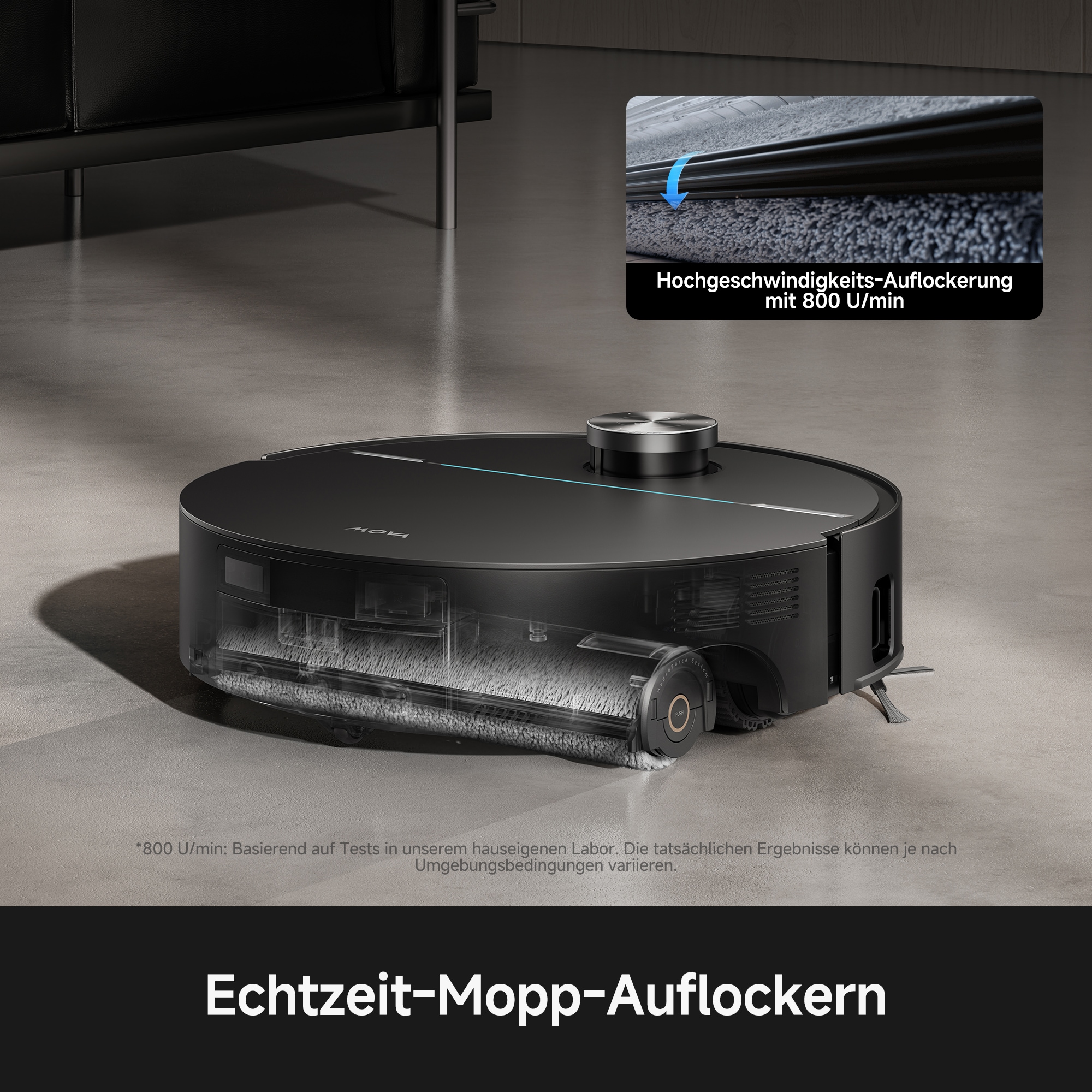 Mova Nass-Trocken-Saugroboter »Z70 Ultra Roller Complete« Red Dot Award-Gewinner 2026