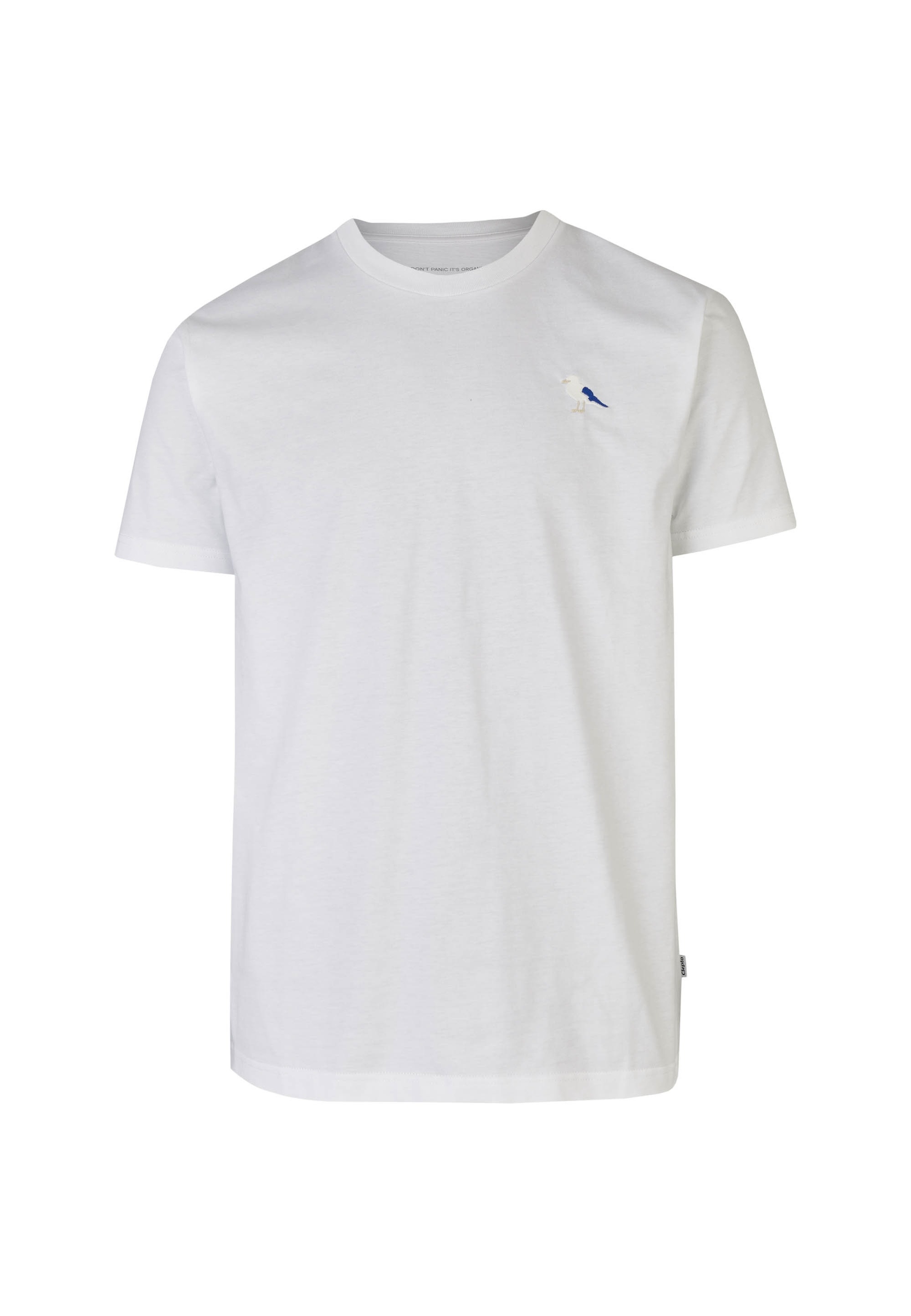 Cleptomanicx T-Shirt »Embro Gull«, (1 tlg.), mit Gull-Stickerei