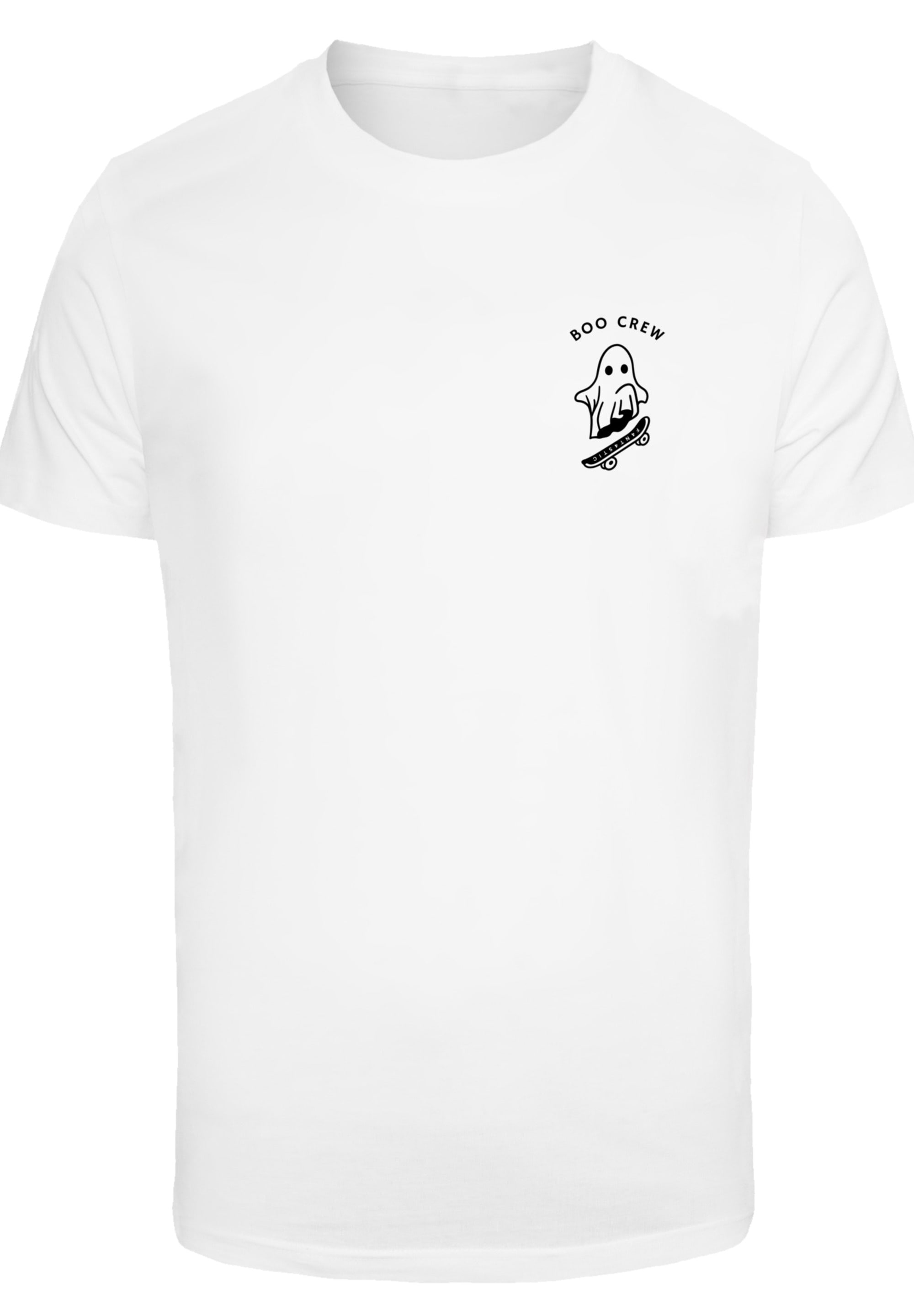 F4NT4STIC T-Shirt »Boo Crew Halloween«, Print