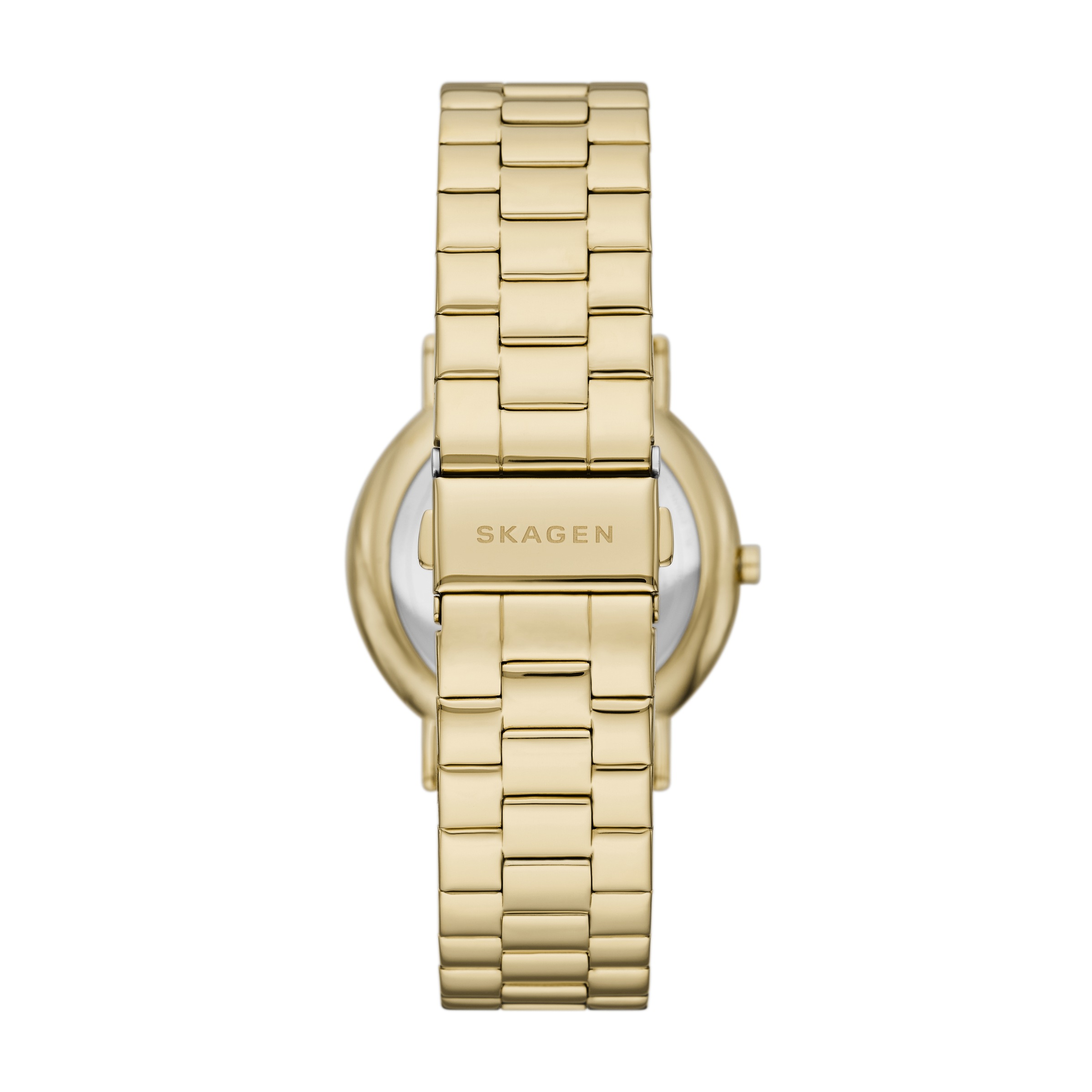 Skagen Quarzuhr »SIGNATUR«, Armbanduhr, Damenuhr, Herrenuhr, Edelstahlarmband, analog