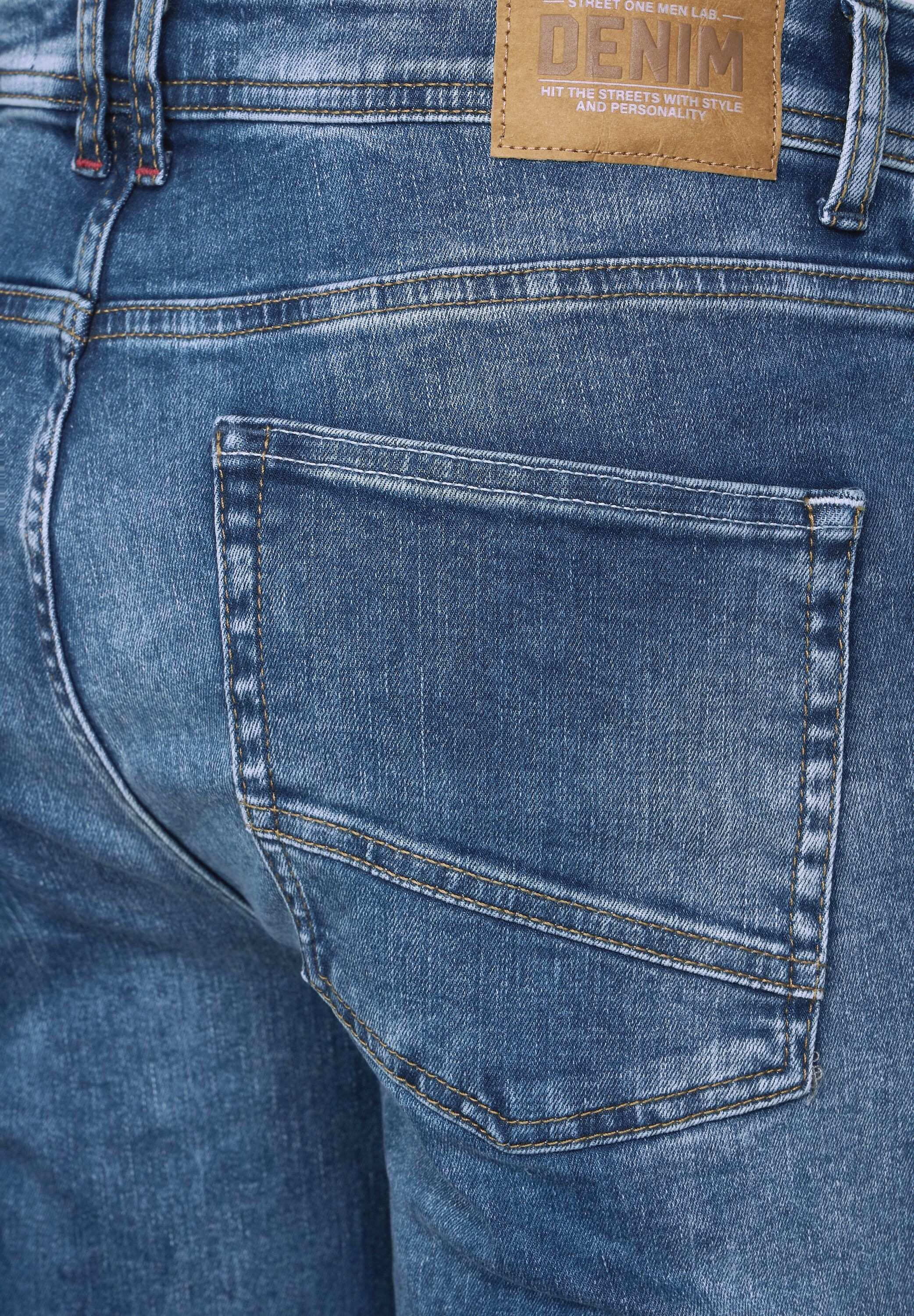 STREET ONE MEN Slim-fit-Jeans, 5-Pocket-Style