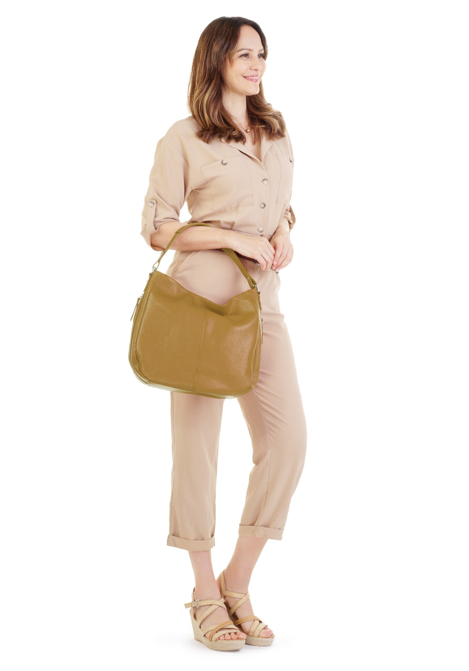 Cluty Shopper "CLUTY Damen echt Leder, Made in Italy" echt Leder, Made in Italy