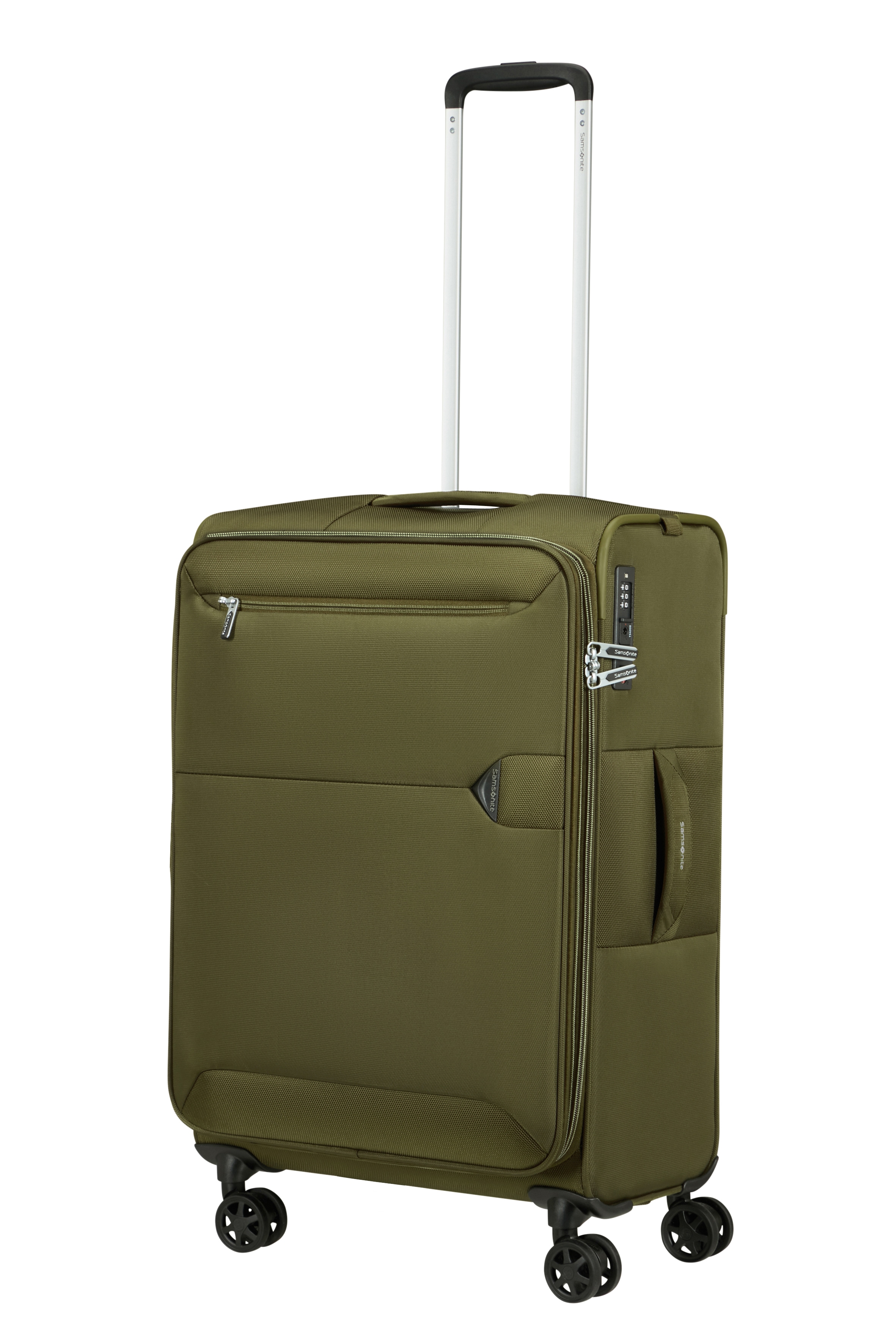 Samsonite Weichgepäck-Trolley "URBIFY, verschiedene Größen" 107 l 4 Rollen aus Recycle-Polyester, mit Kreuzspanngurt, mit Fronttasche