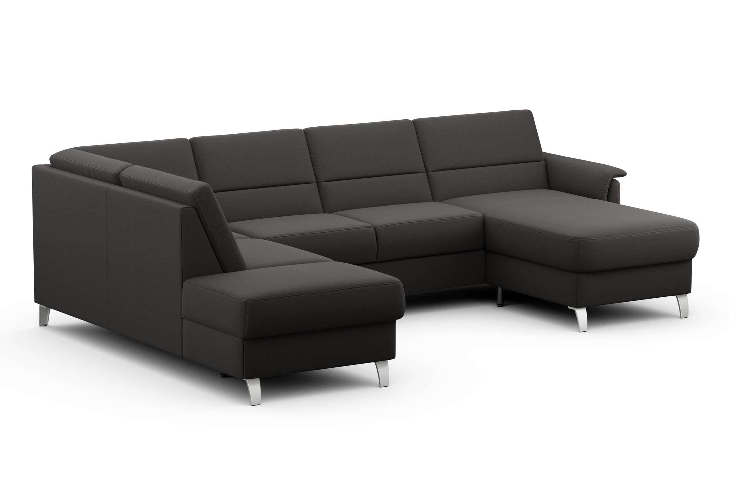 sit&more Wohnlandschaft »Palmera U-Form«, Federkern, wahlweise mit Bettfunktion und mit/ohne Stauraum