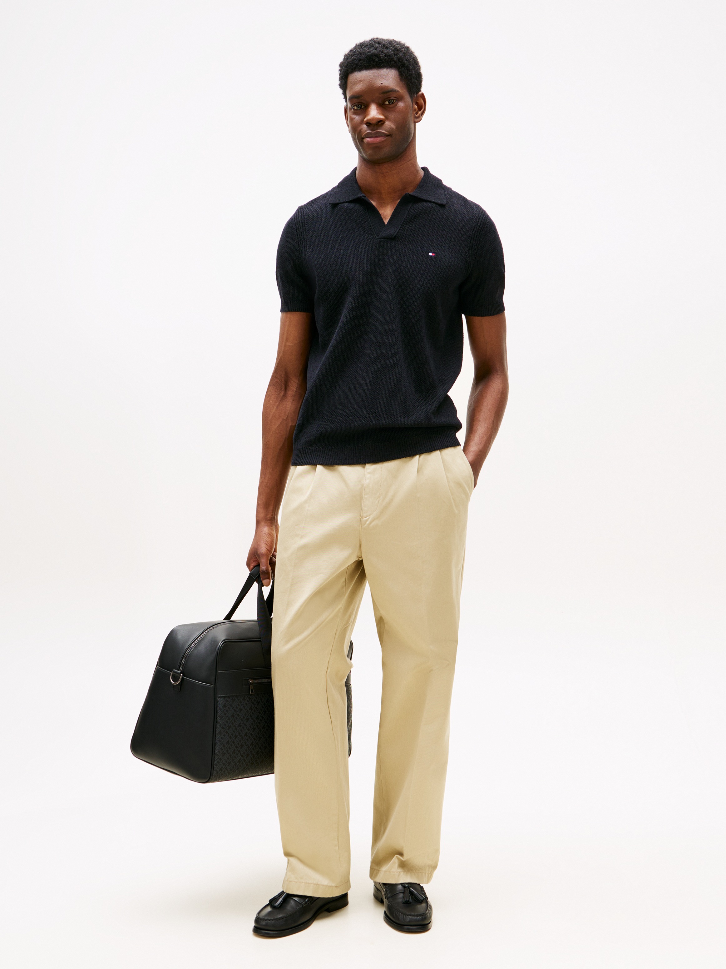 Tommy Hilfiger Poloshirt "KNITTED TEXTURED POLO" günstig online kaufen