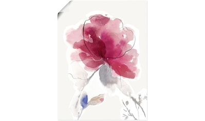 Artland Wandbild »Rosige Blüte II.«, Blumenbilder, (1 St.), in vielen Größen &... kaufen