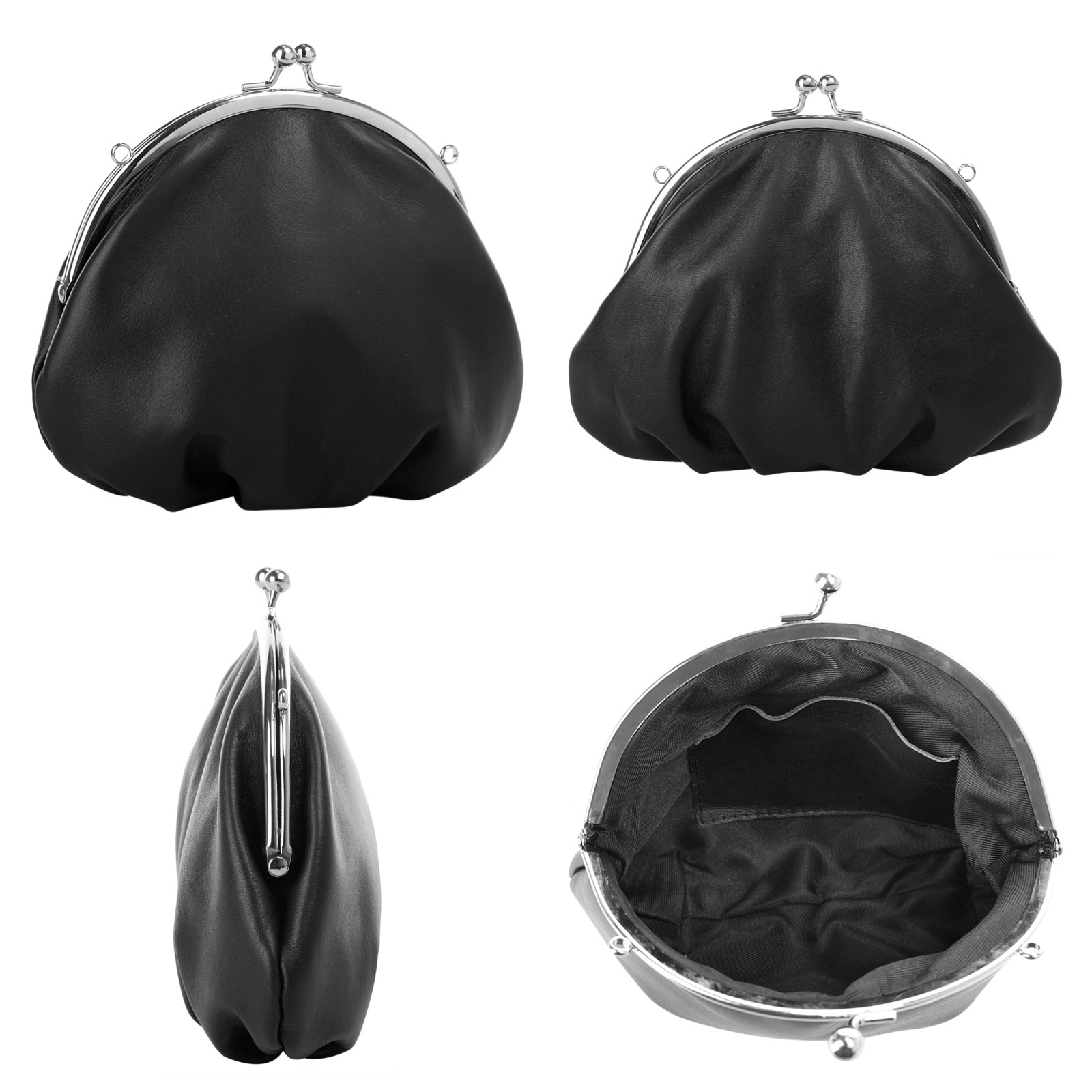 Samantha Look Abendtasche, echt Leder, Made in Italy