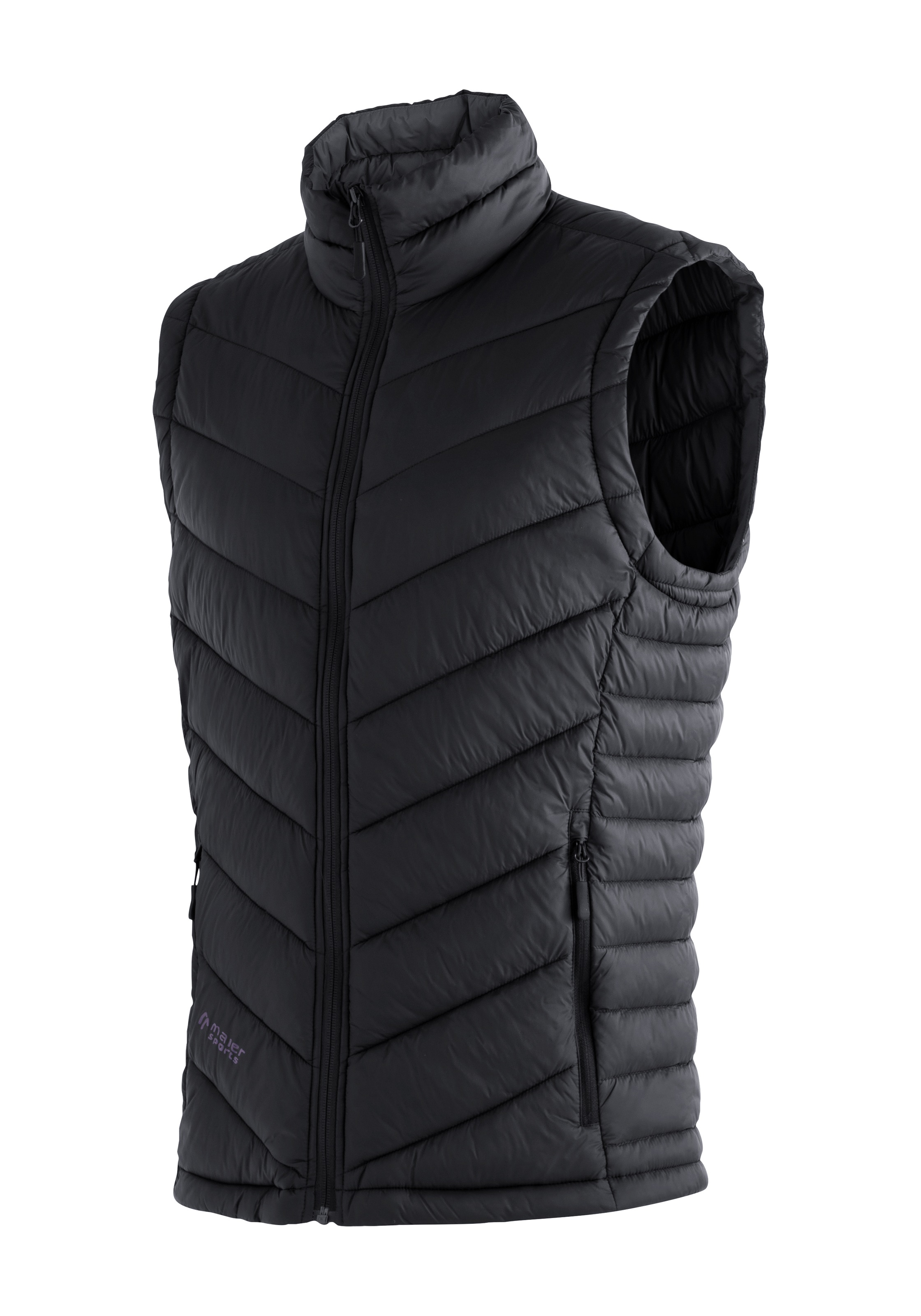 Maier Sports Funktionsjacke "Notos Vest 2.1 M", Sehr leichte, warme Steppweste für Outdoor-Aktivitäten