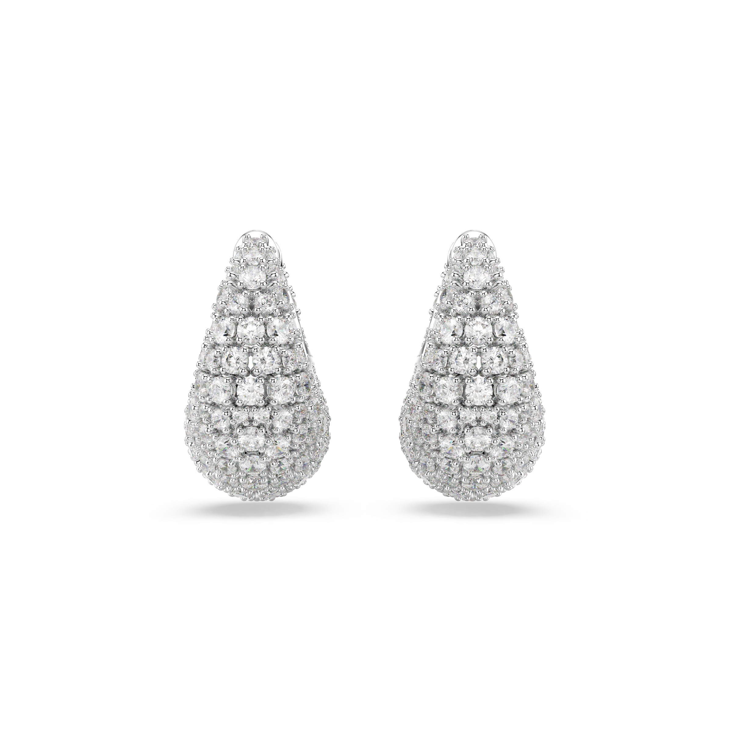 Swarovski Paar Creolen »Schmuck Geschenk Sublima Ohrringe«, mit Swarovski® Kristall, Swarovski® Zirkonia (synth.)