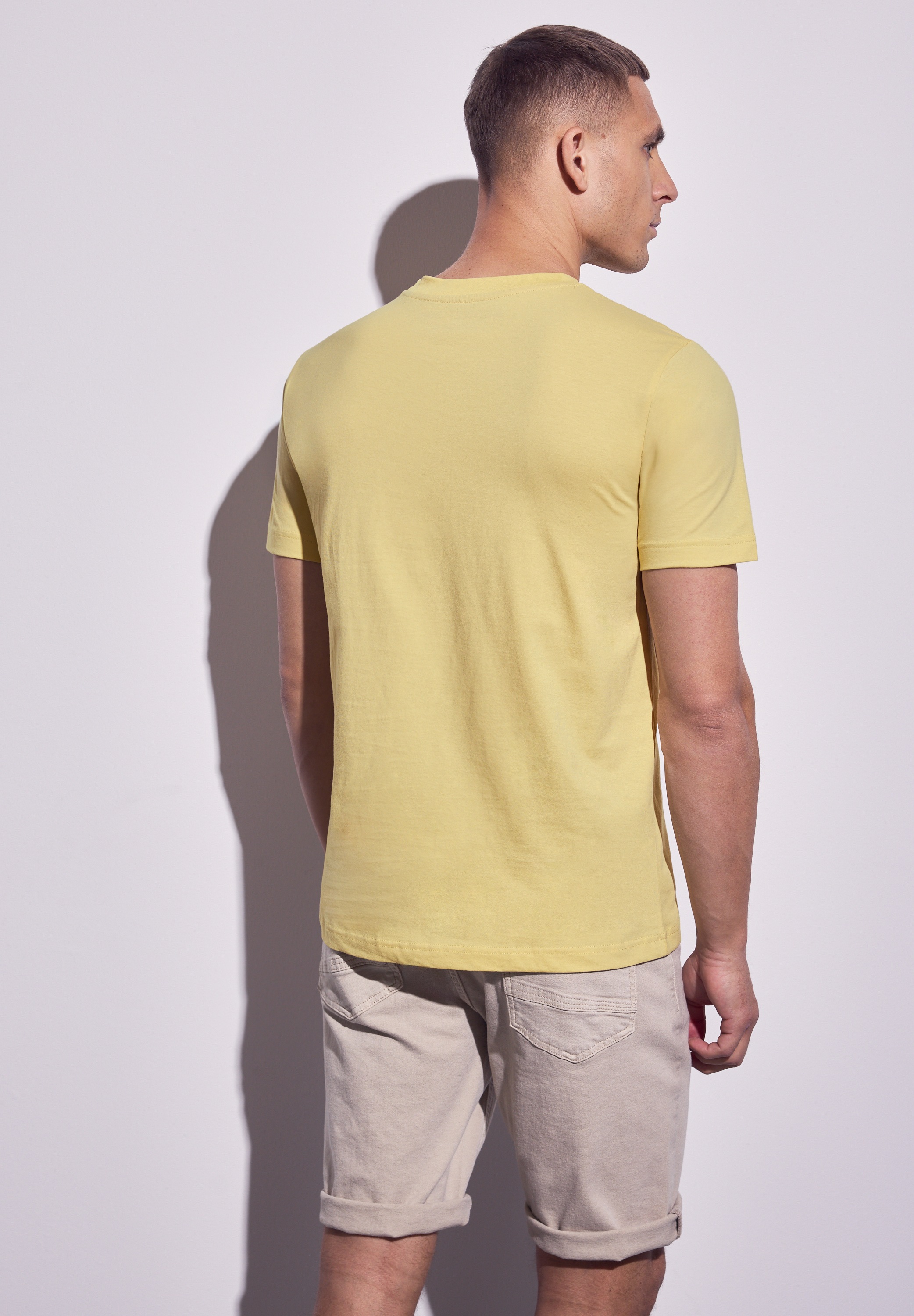 STREET ONE MEN T-Shirt mit Rundhalsausschnitt günstig online kaufen