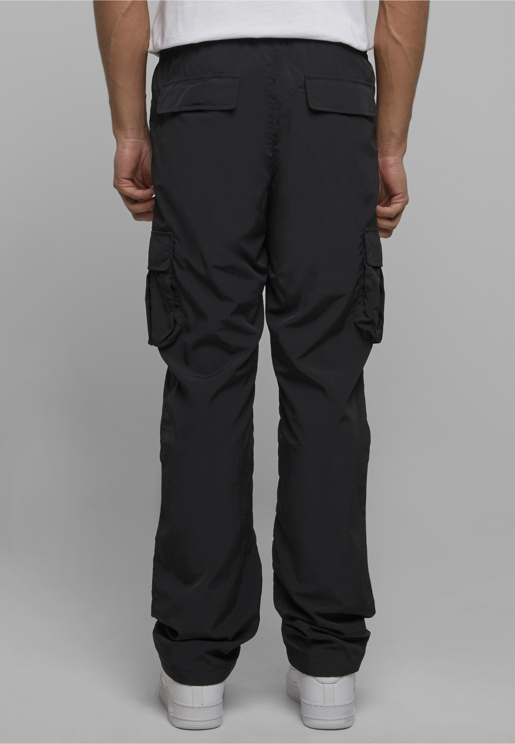 URBAN CLASSICS Cargohose »Urban Classics Herren Straight Leg Nylon Cargo Pants«