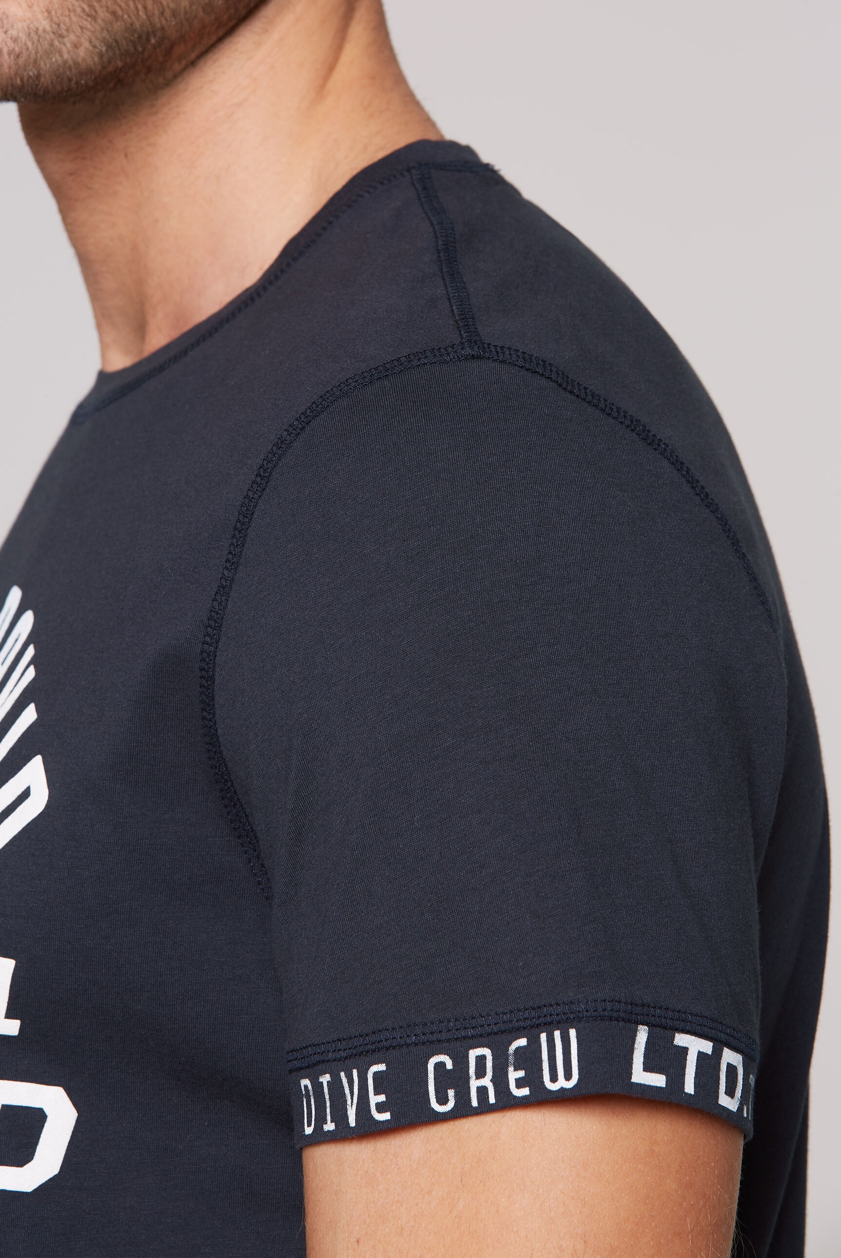 CAMP DAVID Rundhalsshirt, aus Baumwolle