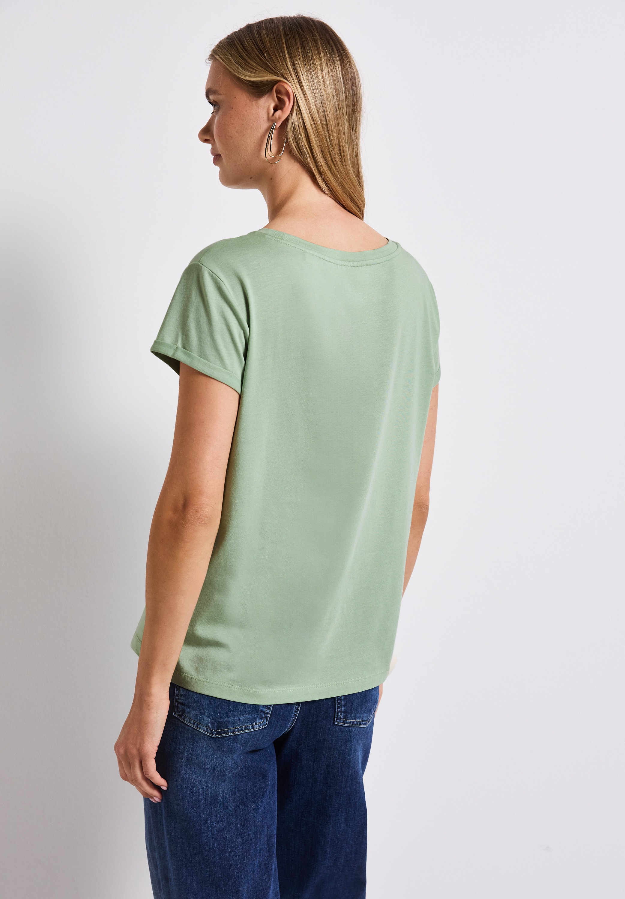 STREET ONE T-Shirt, mit Rundhalsausschnitt