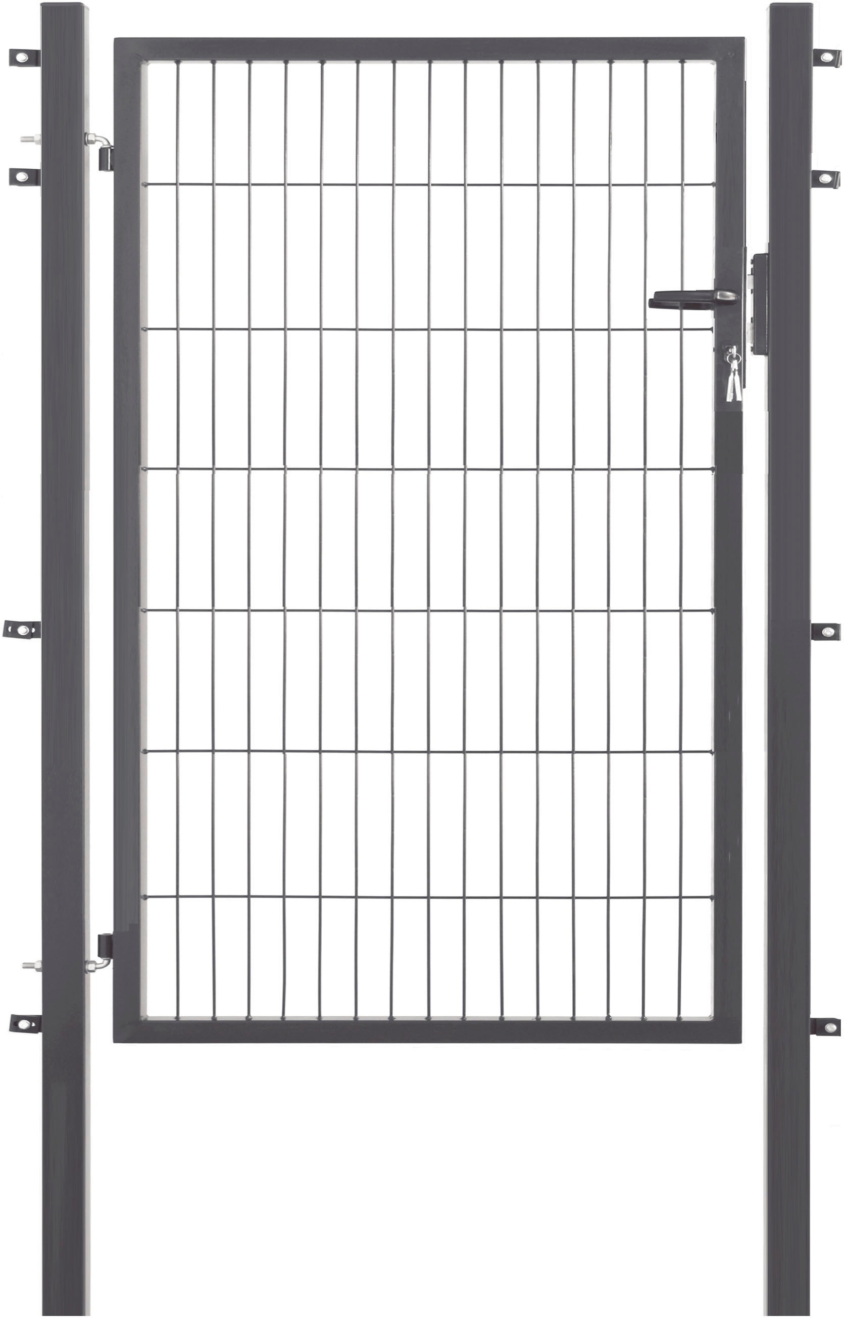 GARDEN N MORE Zauneinzeltür "Einzeltor Excellent", (Set), 143 cm hoch, anthrazit