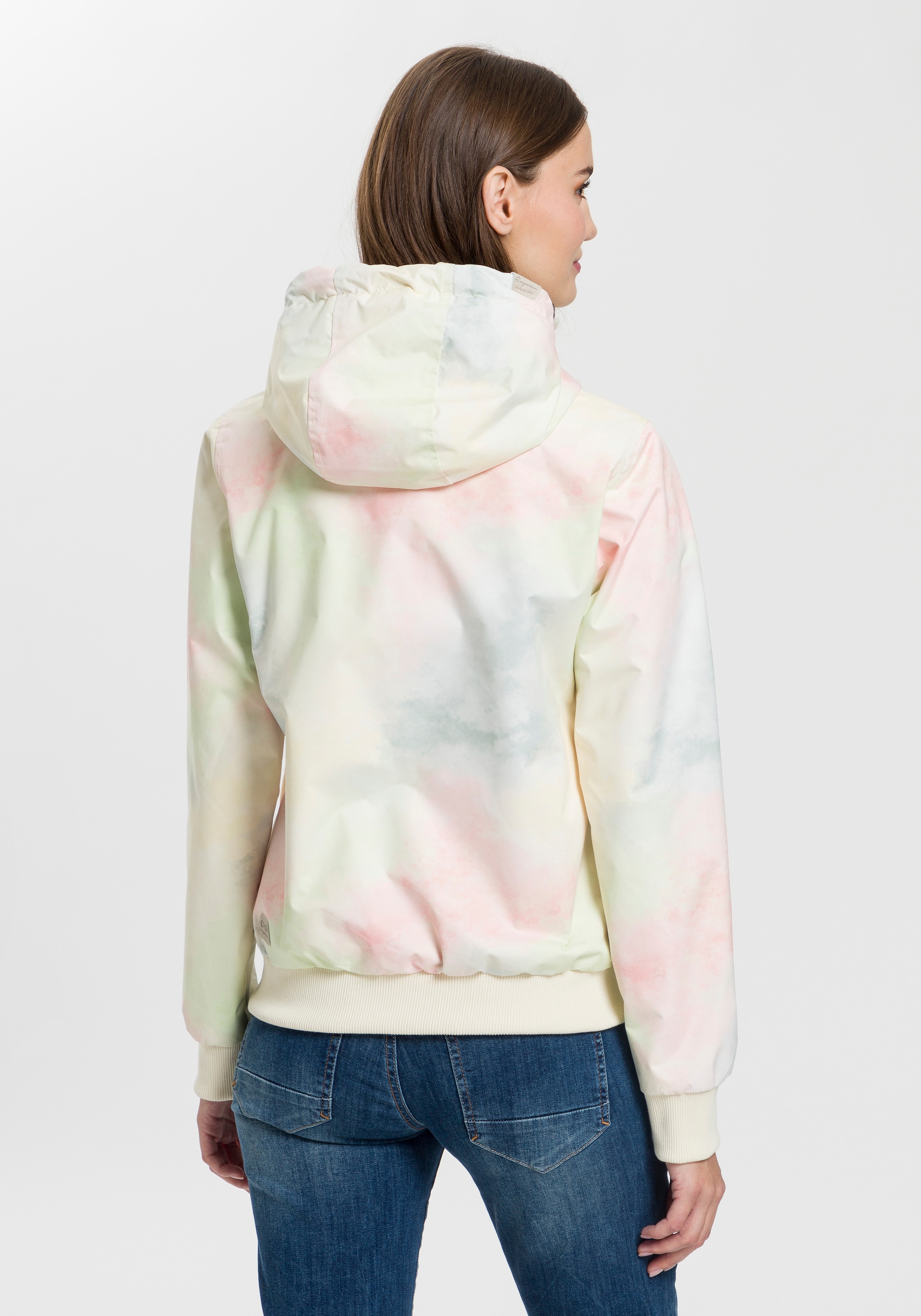 Ragwear Funktionsjacke "NUGGIE OMBRE O", mit Kapuze, Übergangsjacke aus was günstig online kaufen