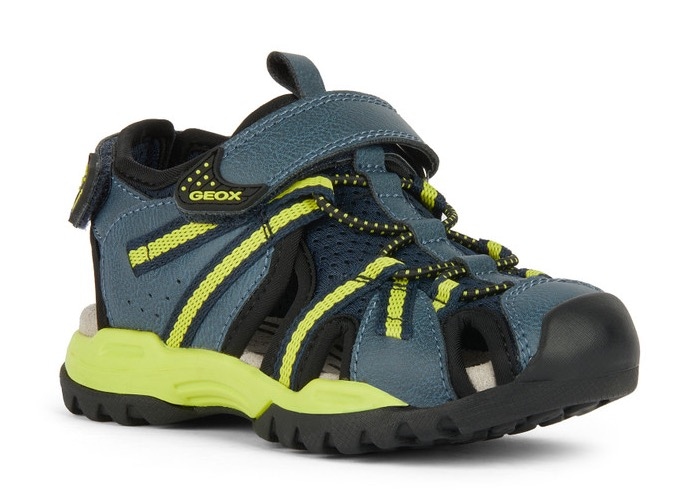 Geox Sandale "J BOREALIS BOY B", Sommerschuh, Klettschuh, Sandalette, mit Gummizug und Klettriemchen