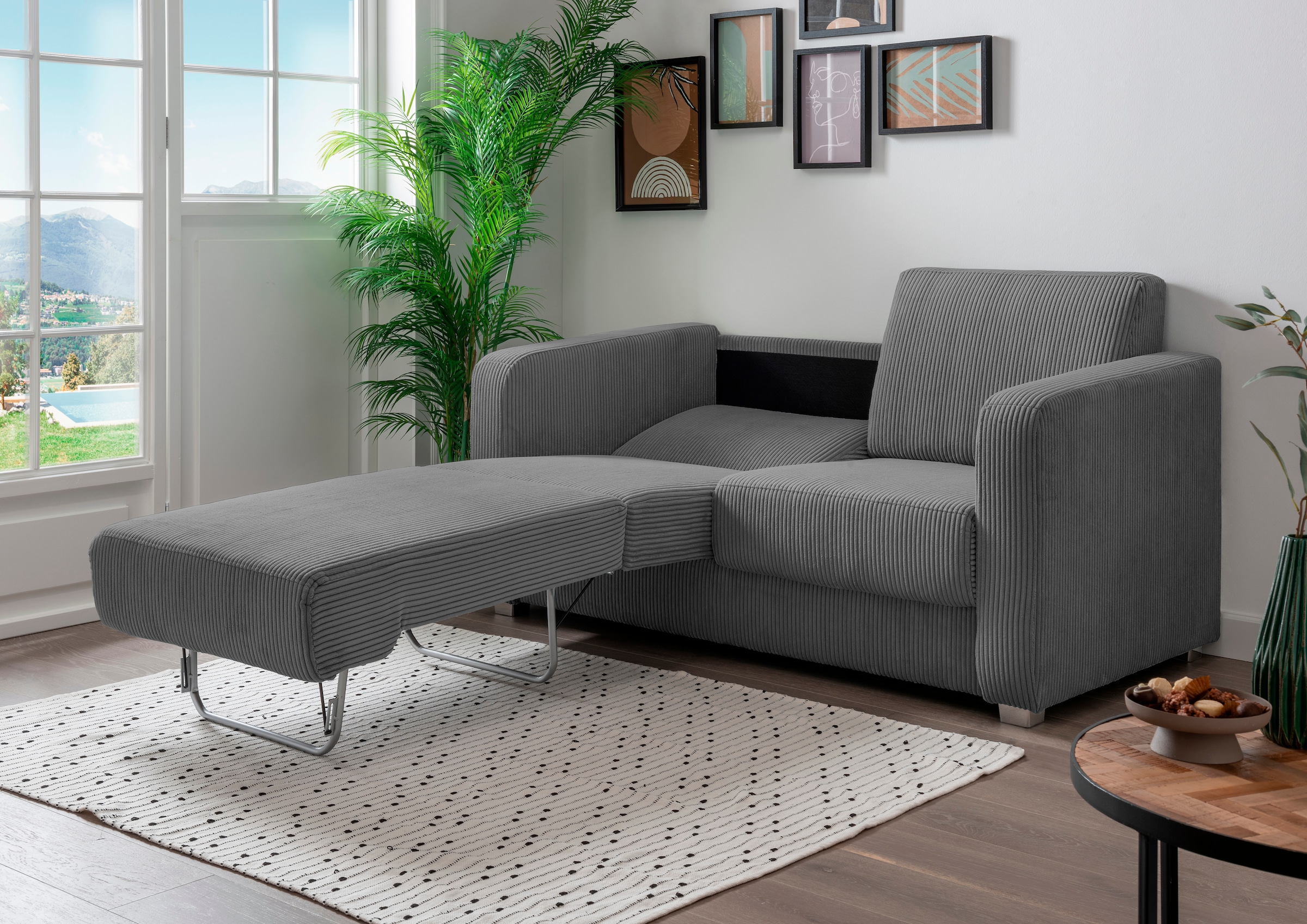 Home affaire Schlafsofa "Mia Problemlöser Sofa, Einzelauszug, Bettsofa, zei günstig online kaufen