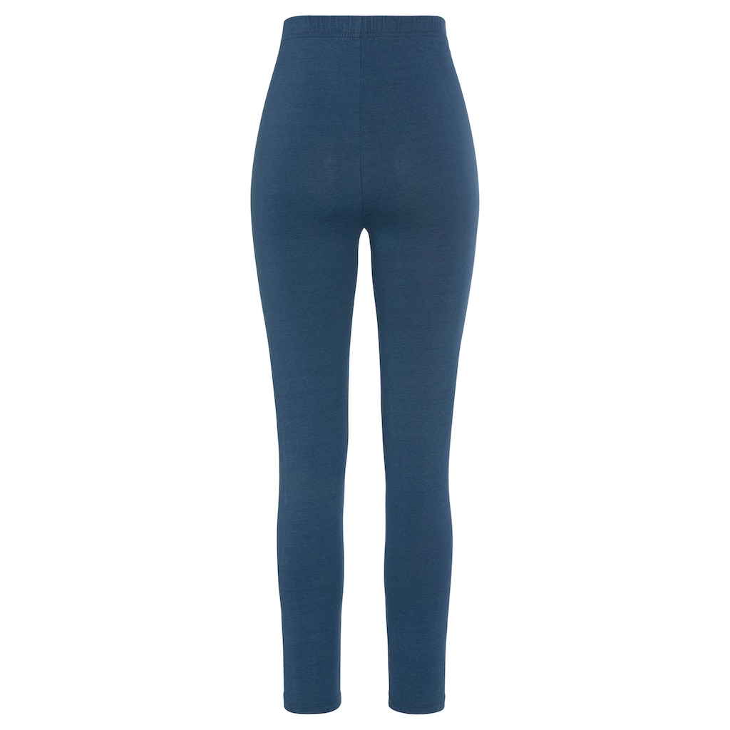 Vivance active Leggings, (2er-Pack), mit Gummibund, Loungewear