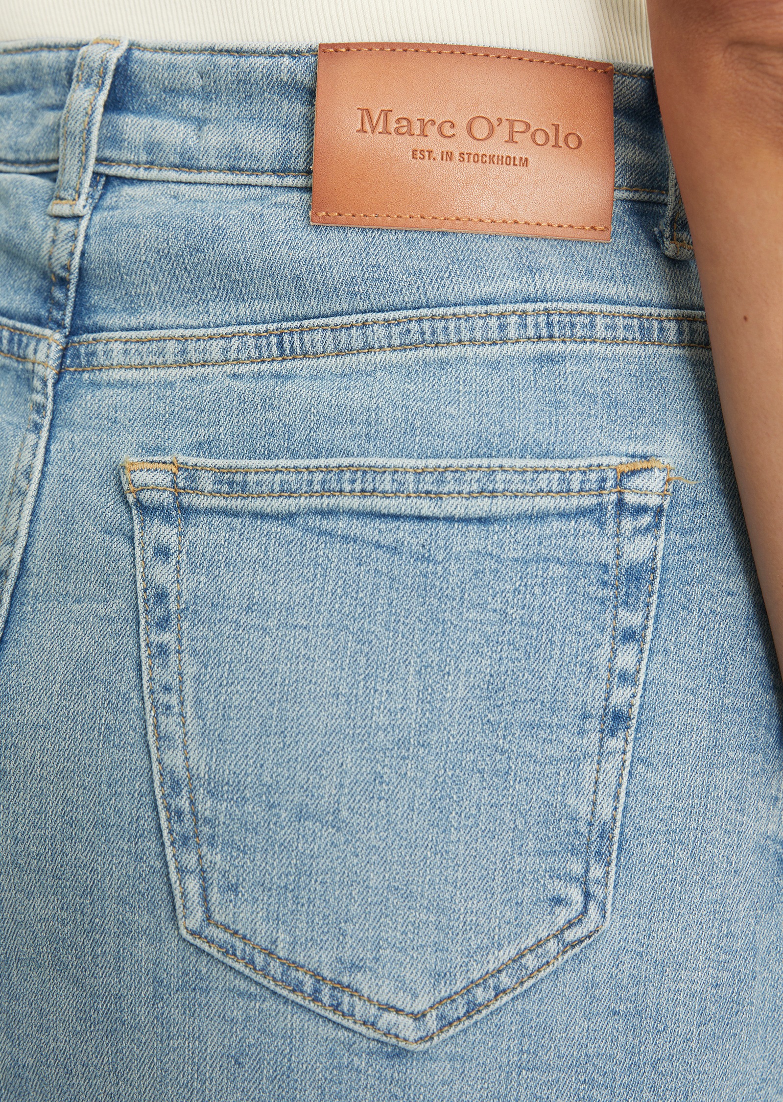 Marc O'Polo Jeansrock »aus Organic-Cotton-Stretch«