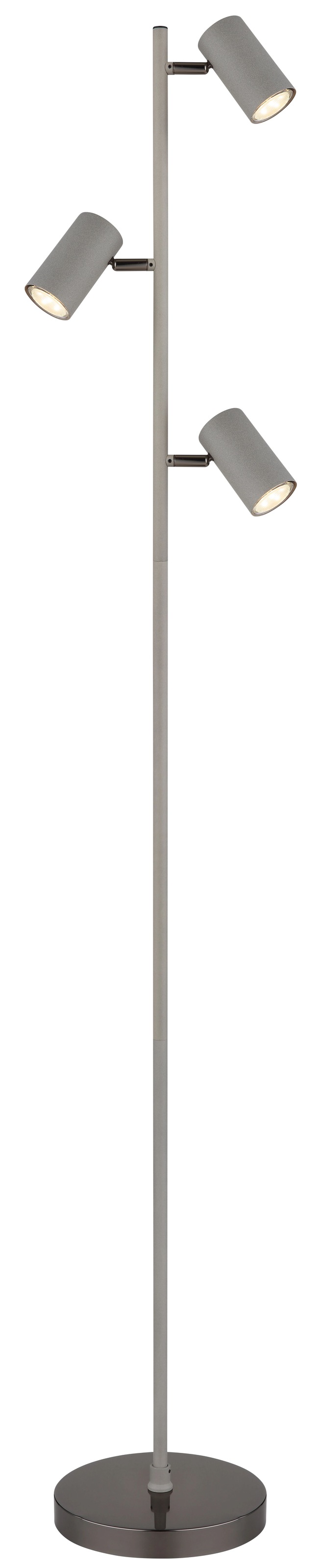 GLOBO LIGHTING LED Stehlampe »ROBBY«, 3 flammig, Leuchtmittel GU10 | ohne Leuchtmittel, Fußtrittschalter