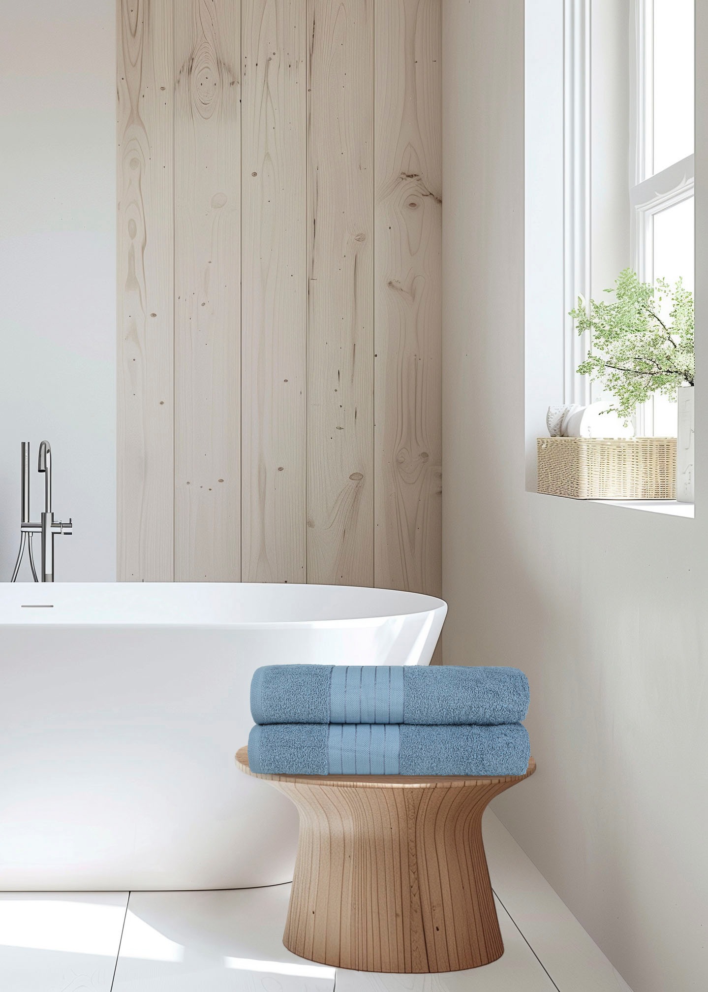 good morning Badetuch "Uni Towels" Baumwolle, Walkfrottee, Bordüre, 500 GSM günstig online kaufen