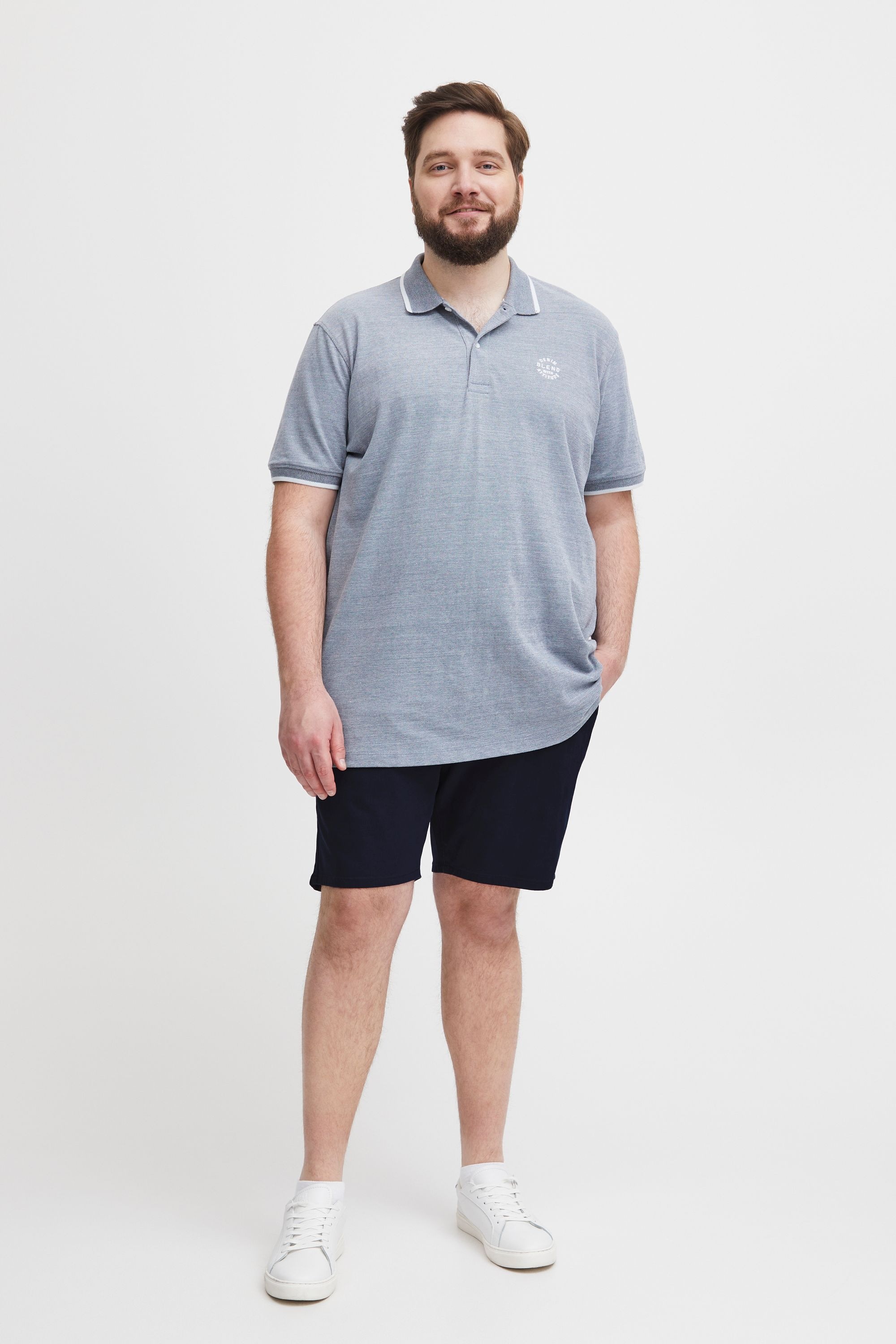 Thumbnail - Blend Chinoshorts "BHPierre Big & Tall" Stilvolle Chino Short in großen Größen